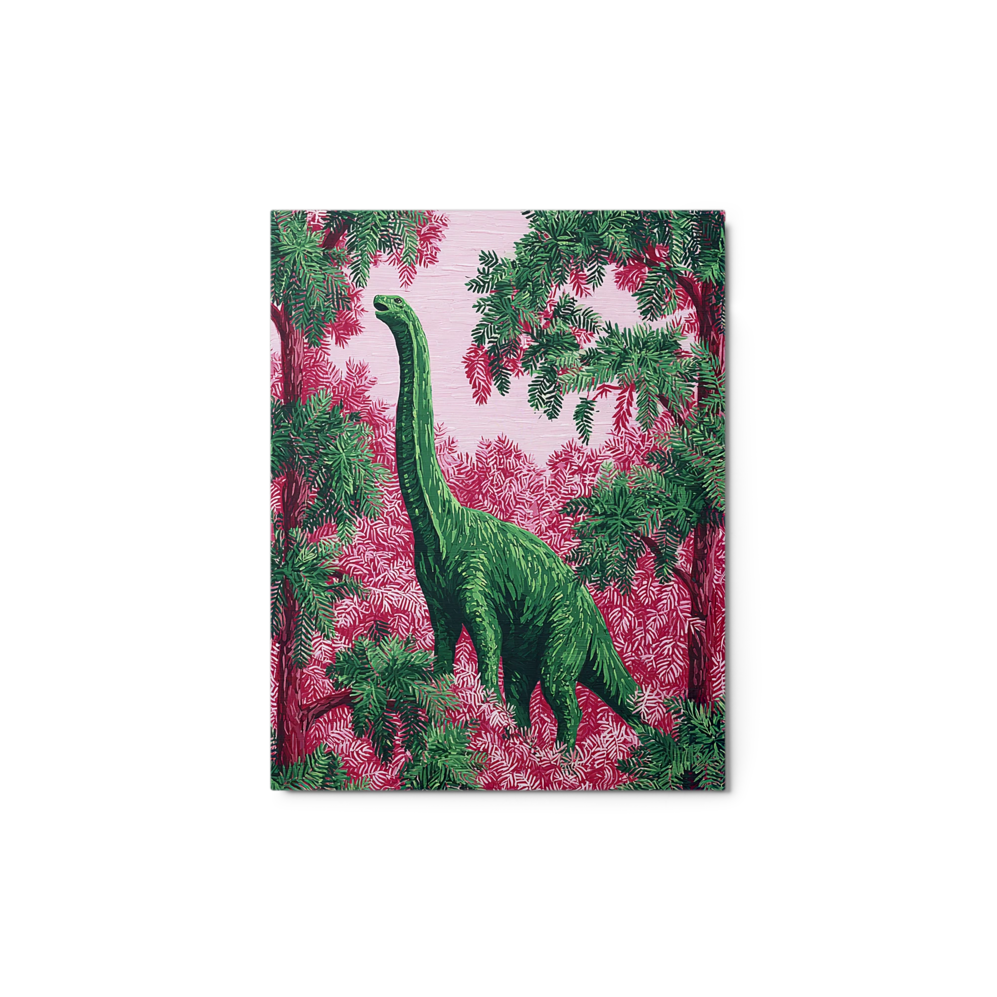 Sauropod in Pink Forest