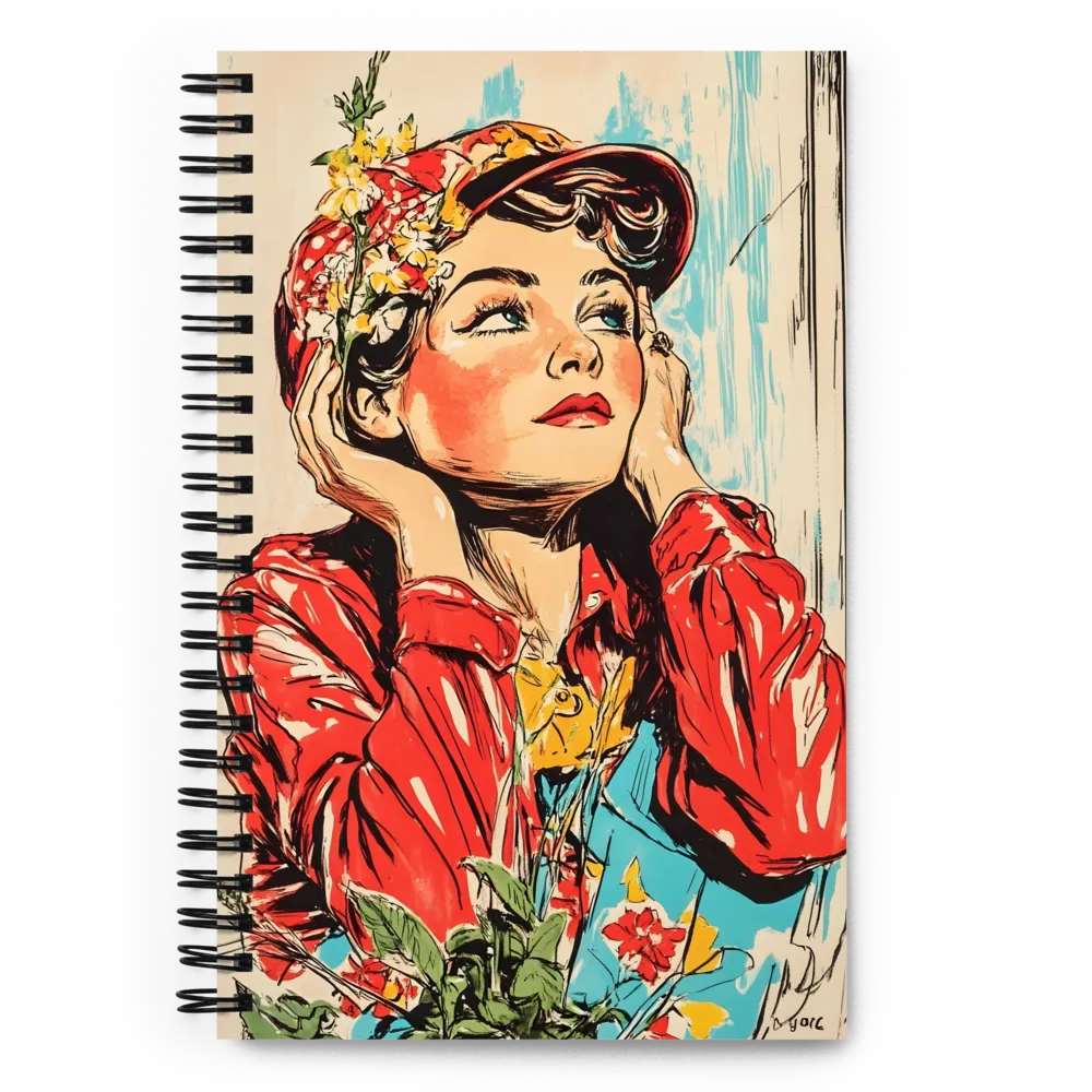 Pensive Gaze 
 Spiral Notebook | 140 pages
