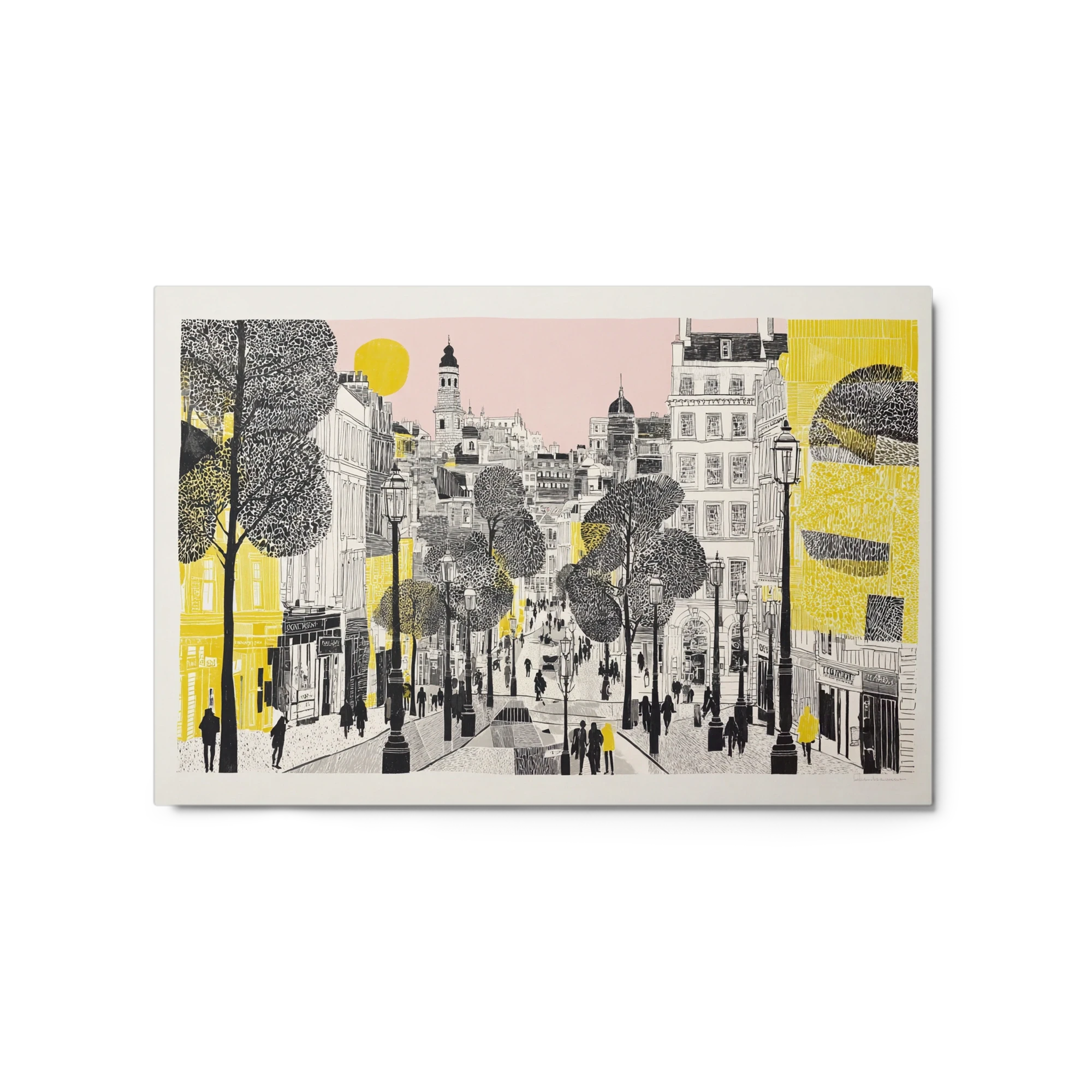Yellow Sun Streetscape