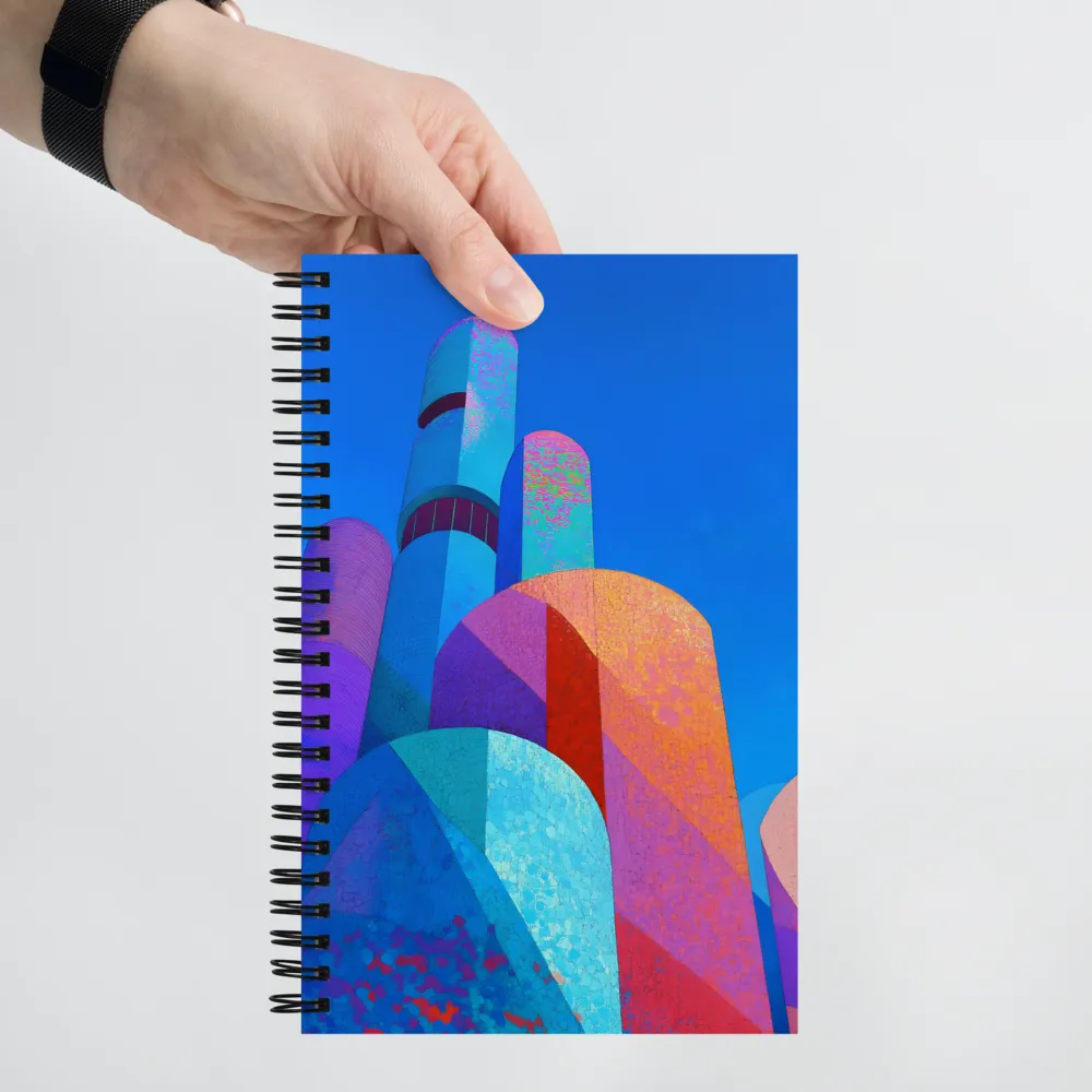 Chromatic Cityscape 
 Spiral Notebook | 140 pages