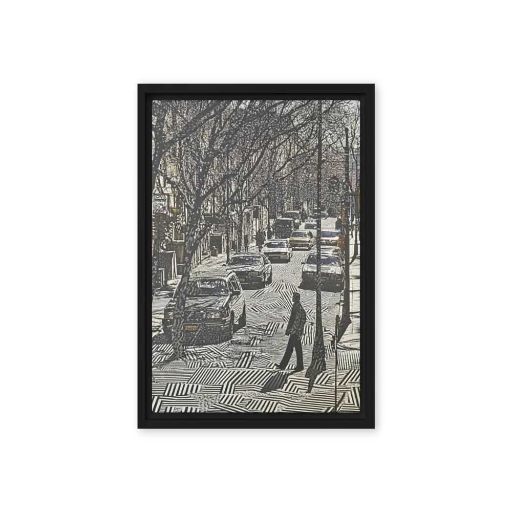Optical Illusion Street 
 Canvas | 8″x 12″