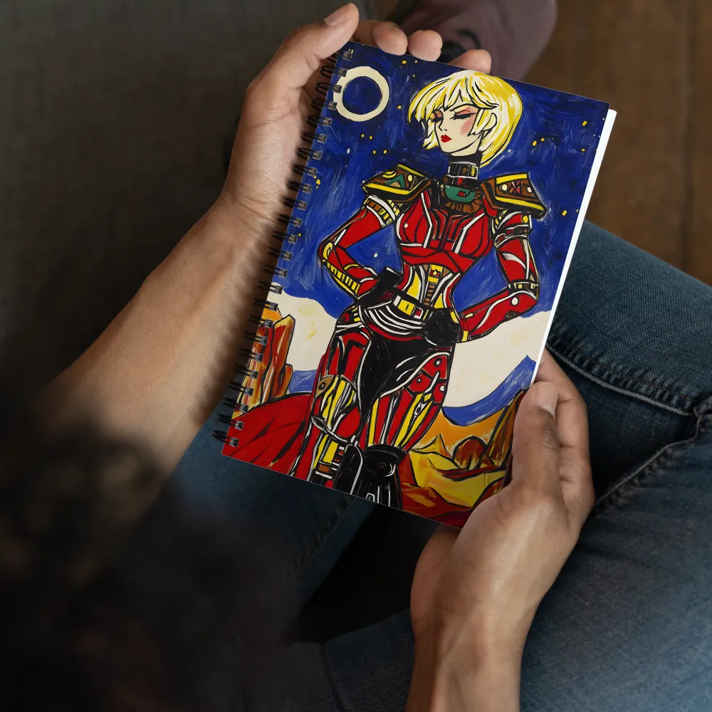 Cosmic Vigil 
 Spiral Notebook | 140 pages