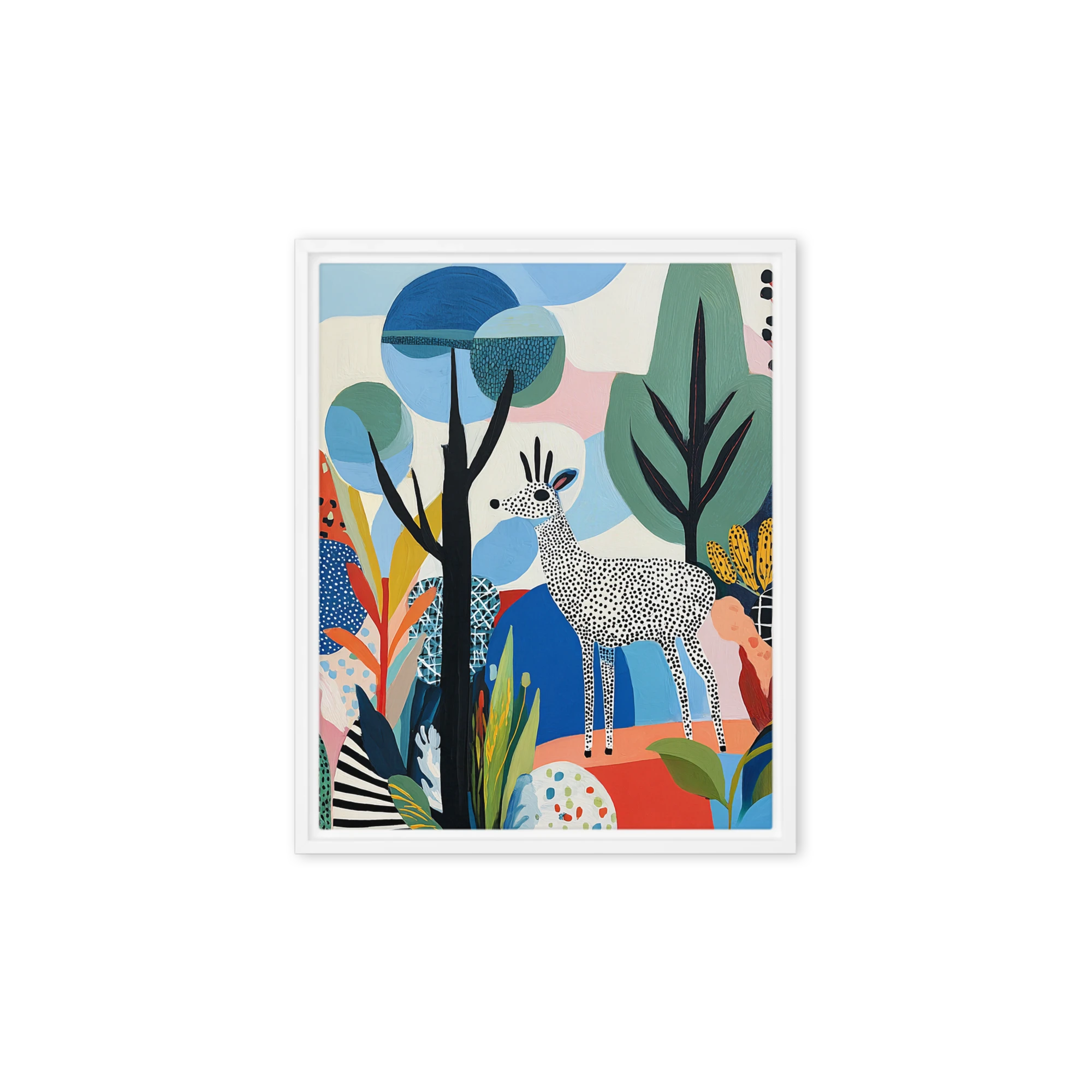 Whimsical Forest Deer