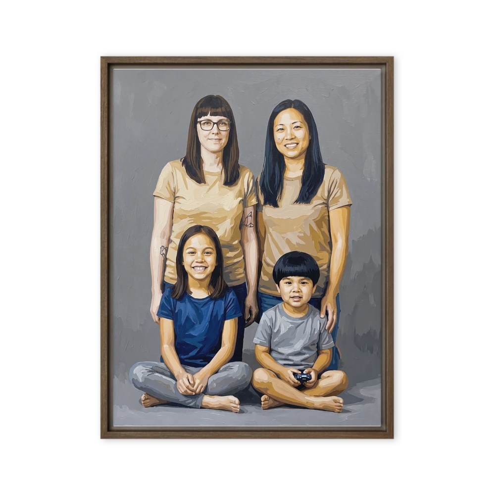 Family Portrait — Paint by Number