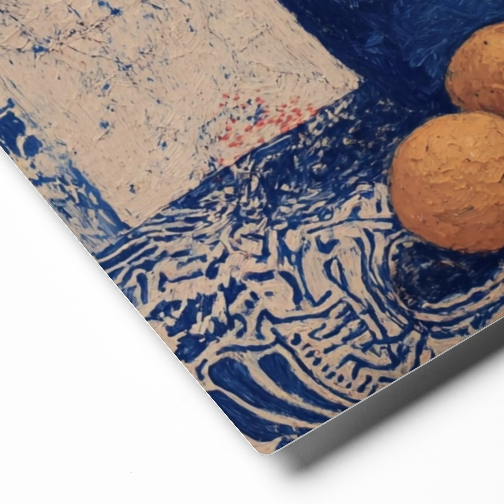 Blue Pitcher and Lemons | Art Print