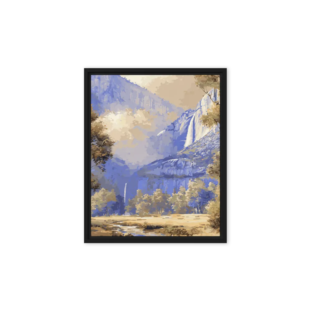 Yosemite Valley 
 Poster with White Frame | 14″x 14″