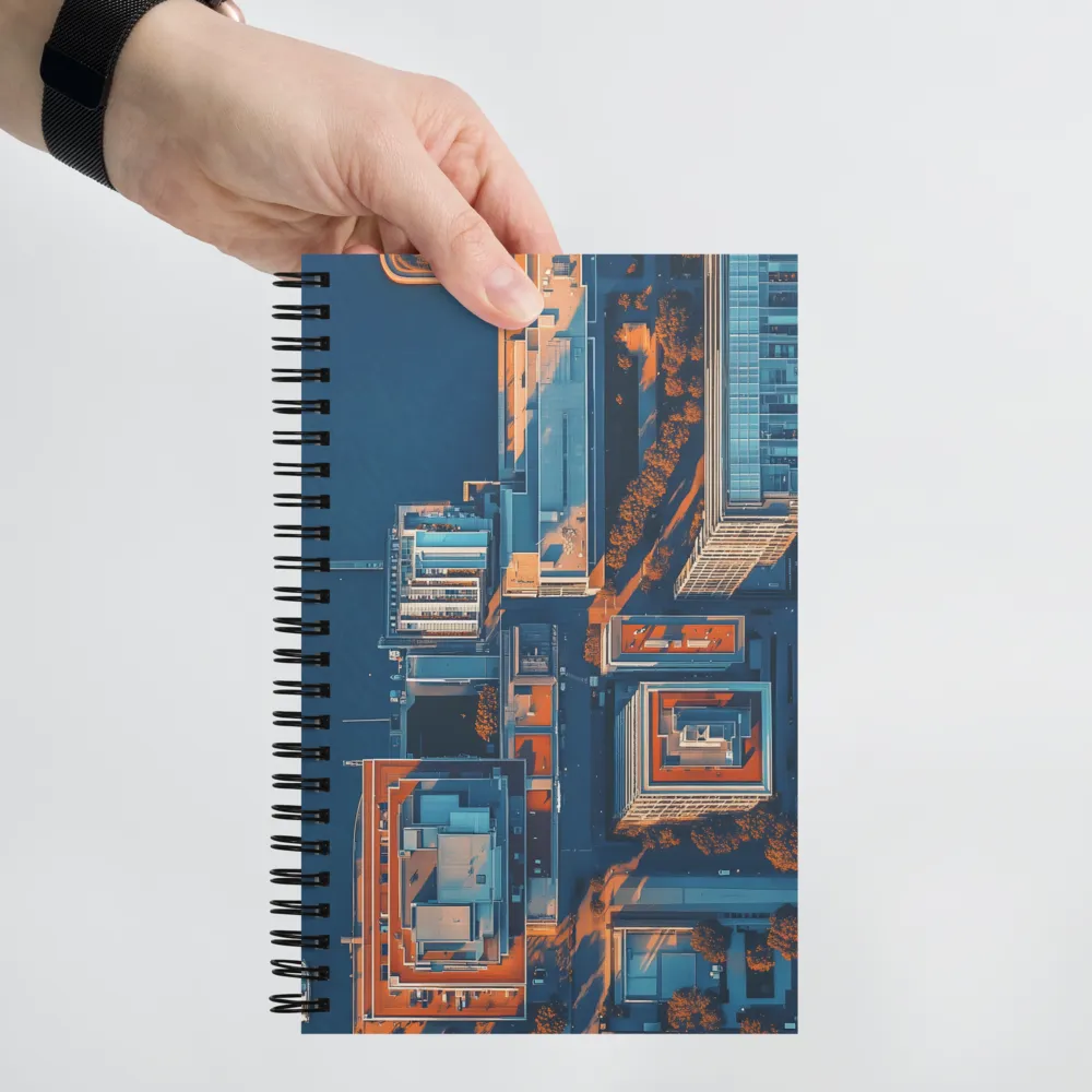 Urban Waterfront Dawn 
 Spiral Notebook | 140 pages