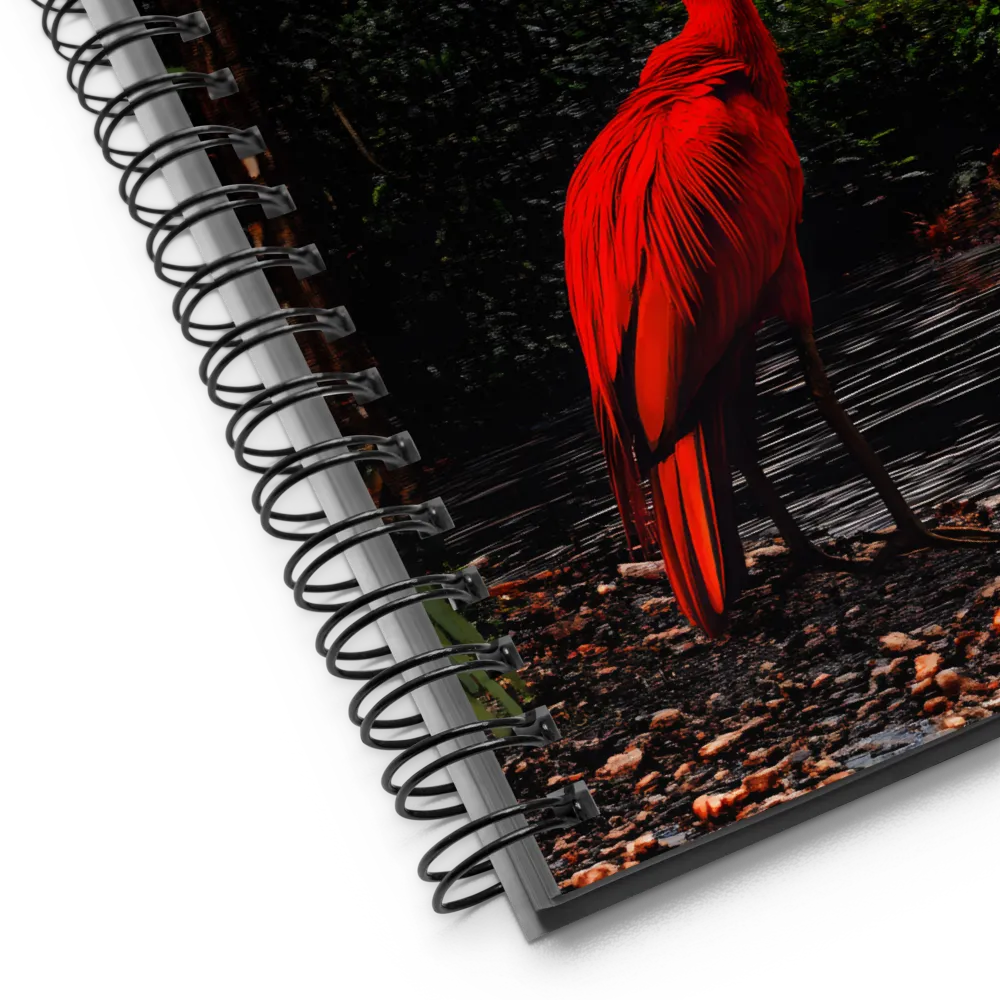 Crimson Sentinel of the Rainforest 
 Spiral Notebook | 140 pages