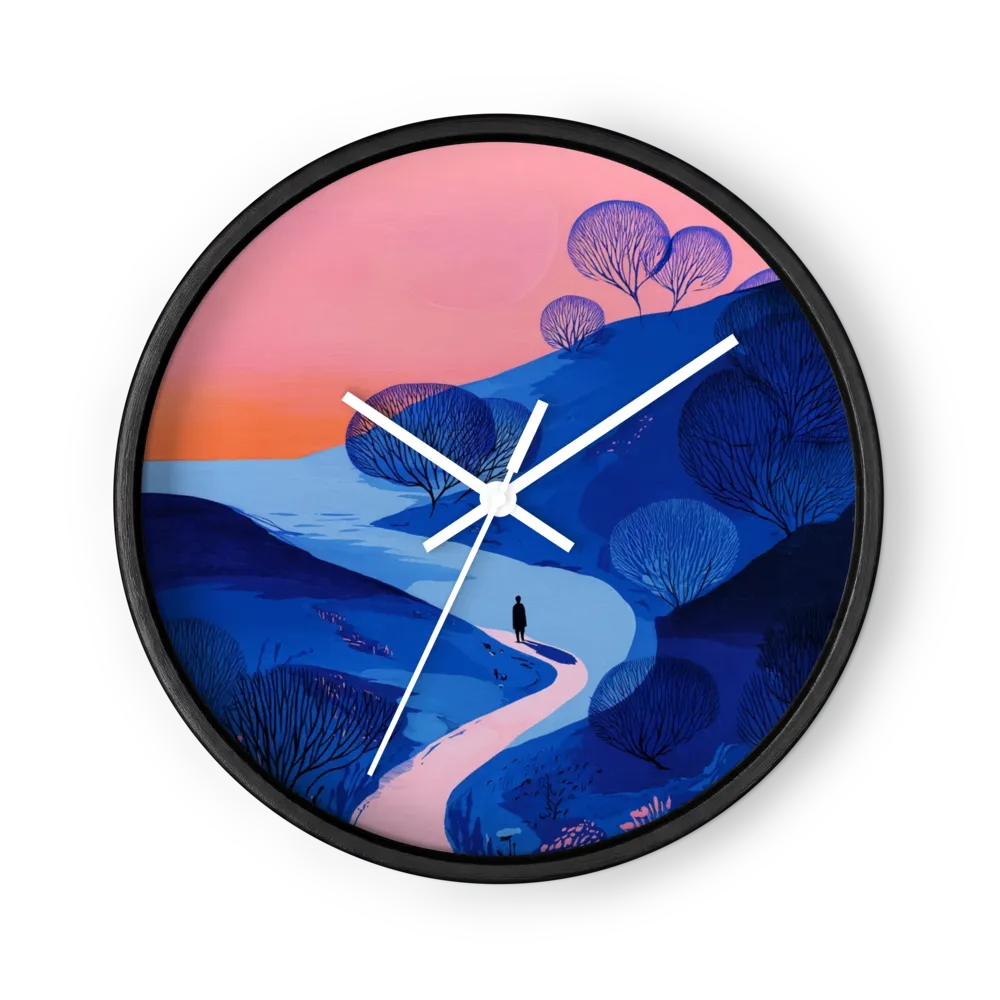 The Pink Path | Wall Clock