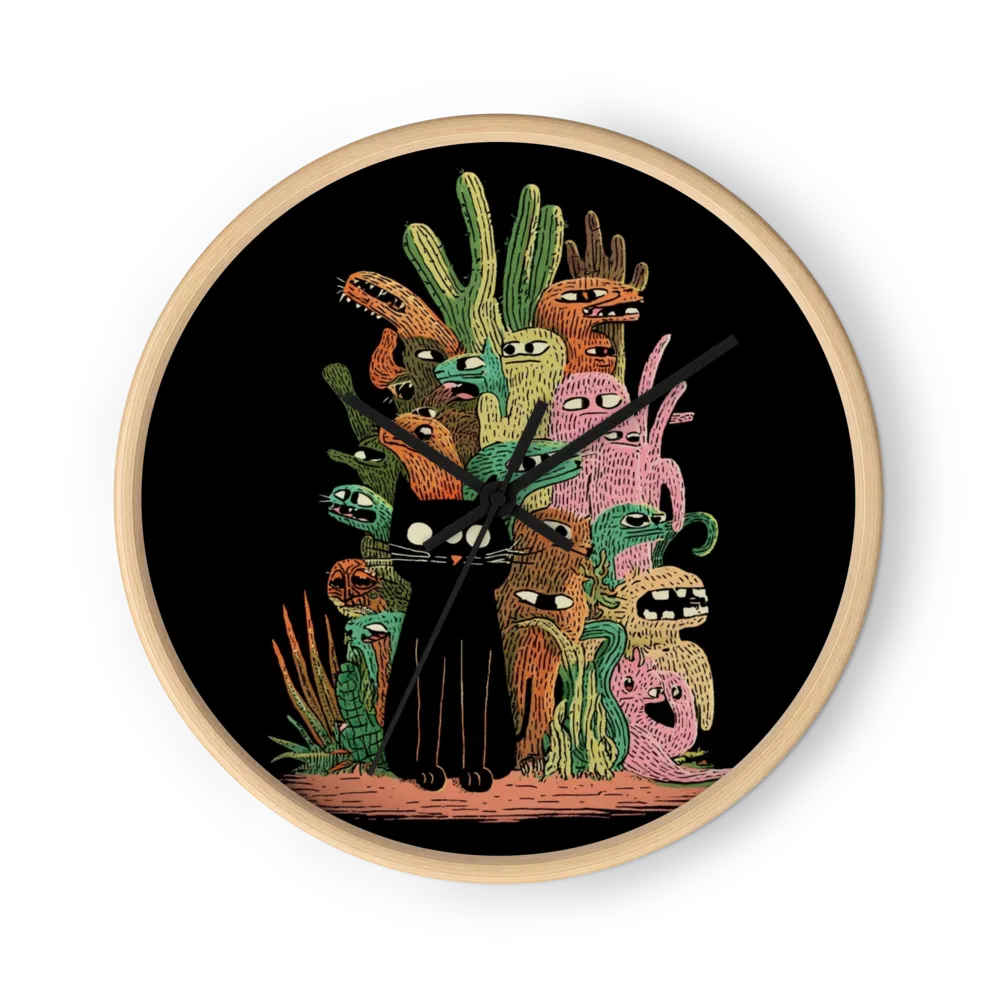 Three Eyed Cat and Cactus Monsters