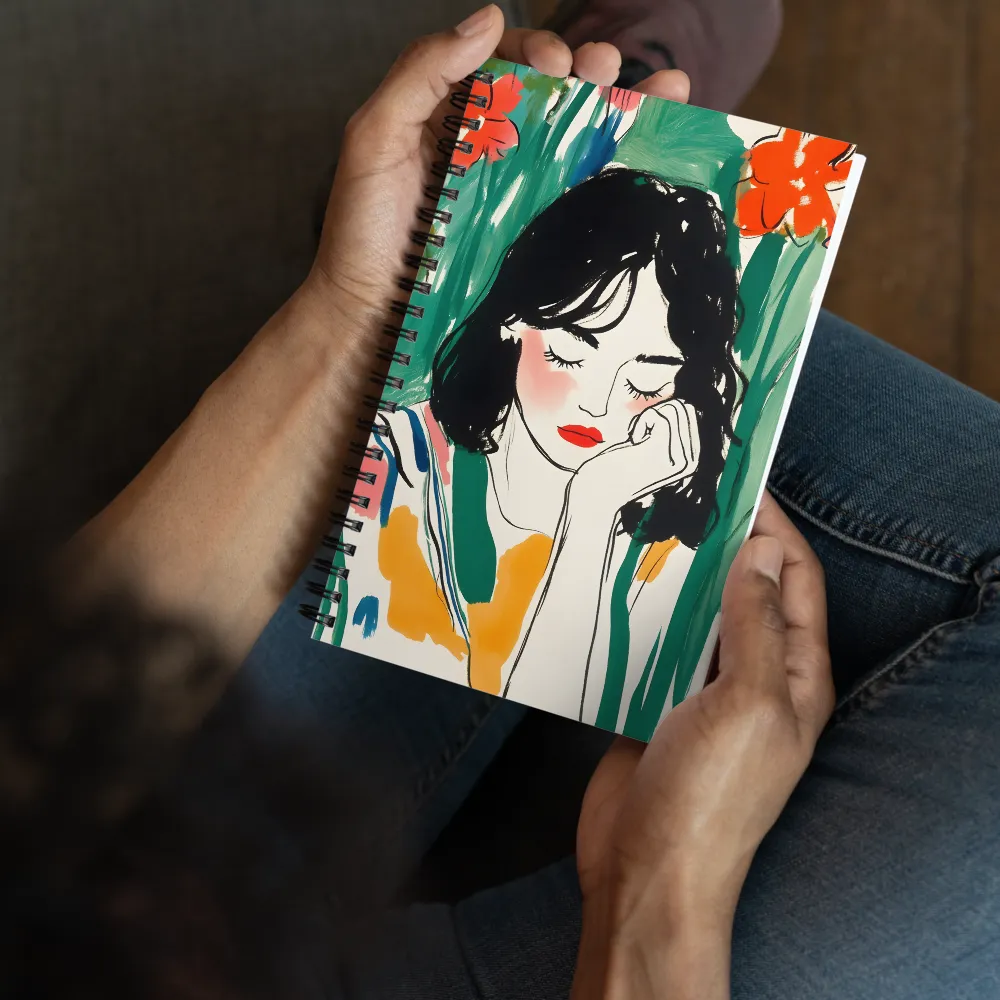 Contemplative Bloom 
 Spiral Notebook | 140 pages