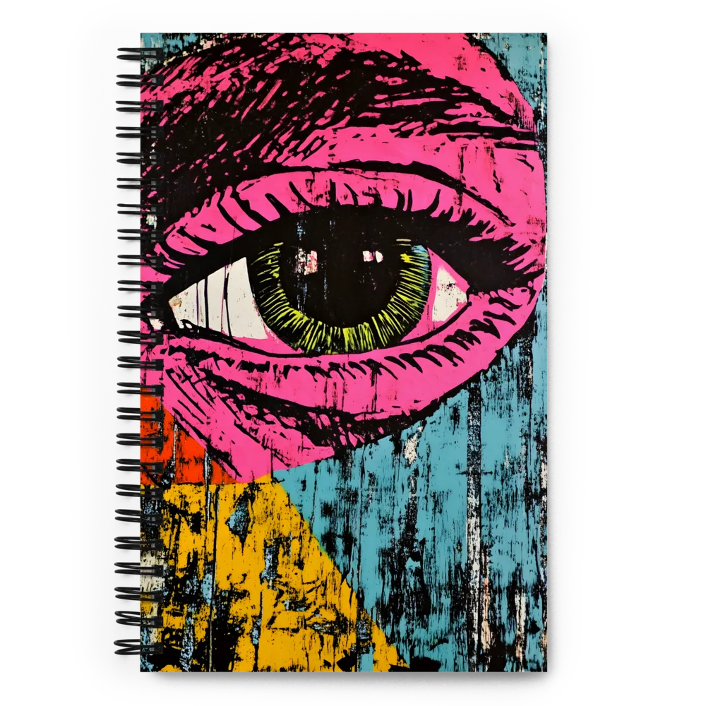Intense Gaze, Pop Art Style 
 Spiral Notebook | 140 pages