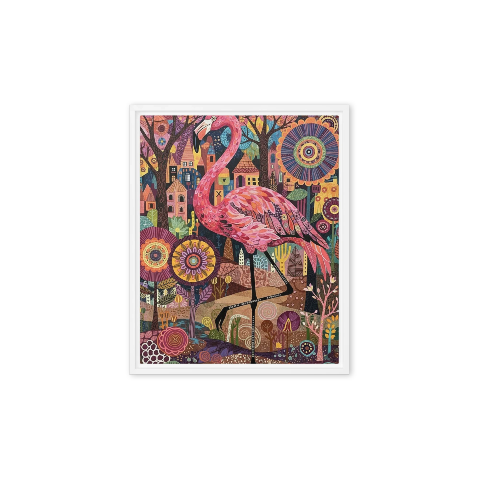 Pink Flamingo Garden