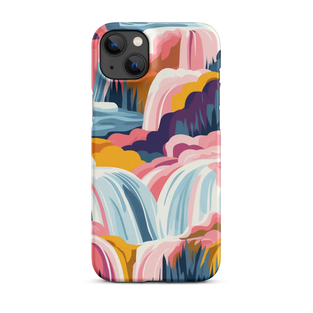 Stylized Waterfalls Landscape | Phone Case