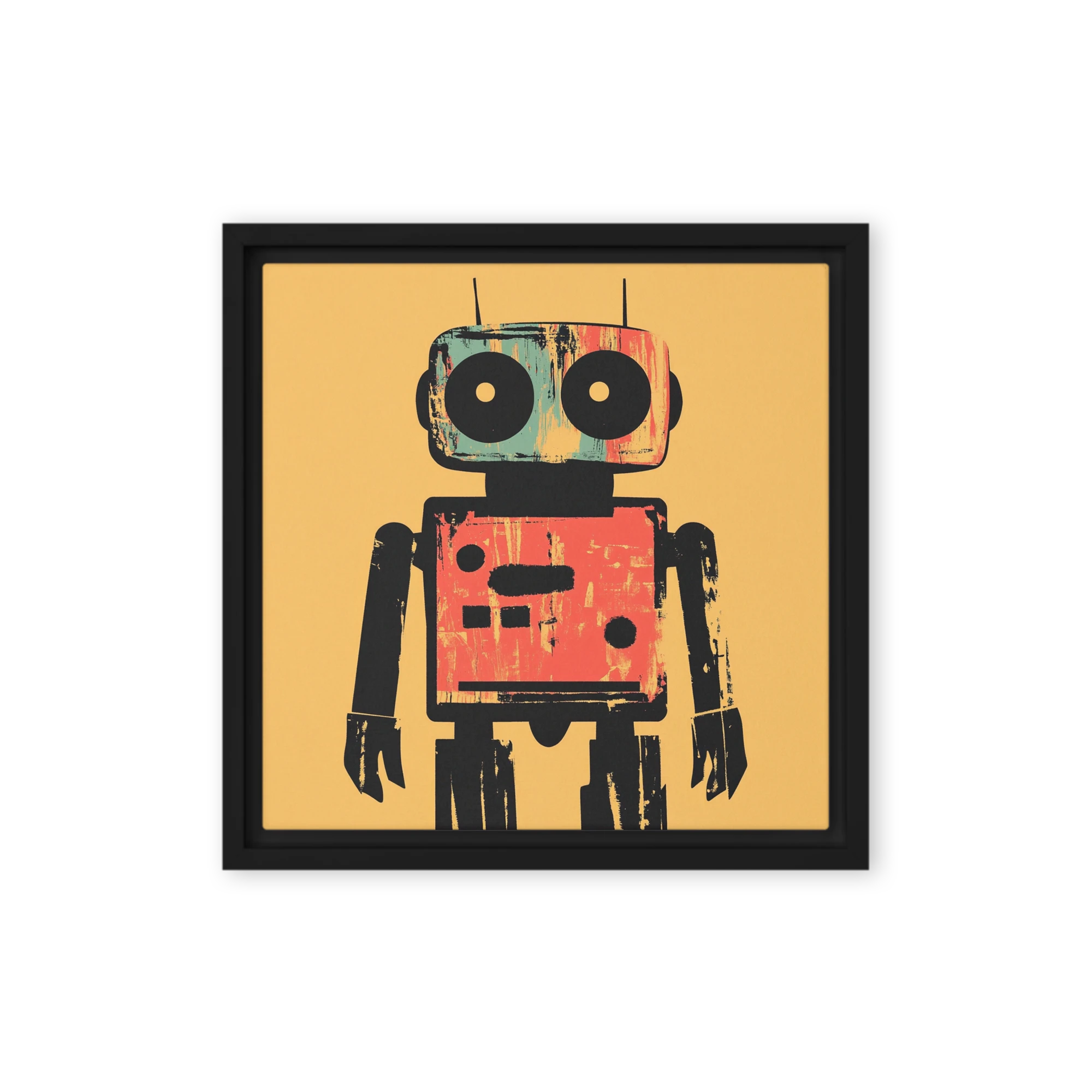 Retro Robot Illustration
