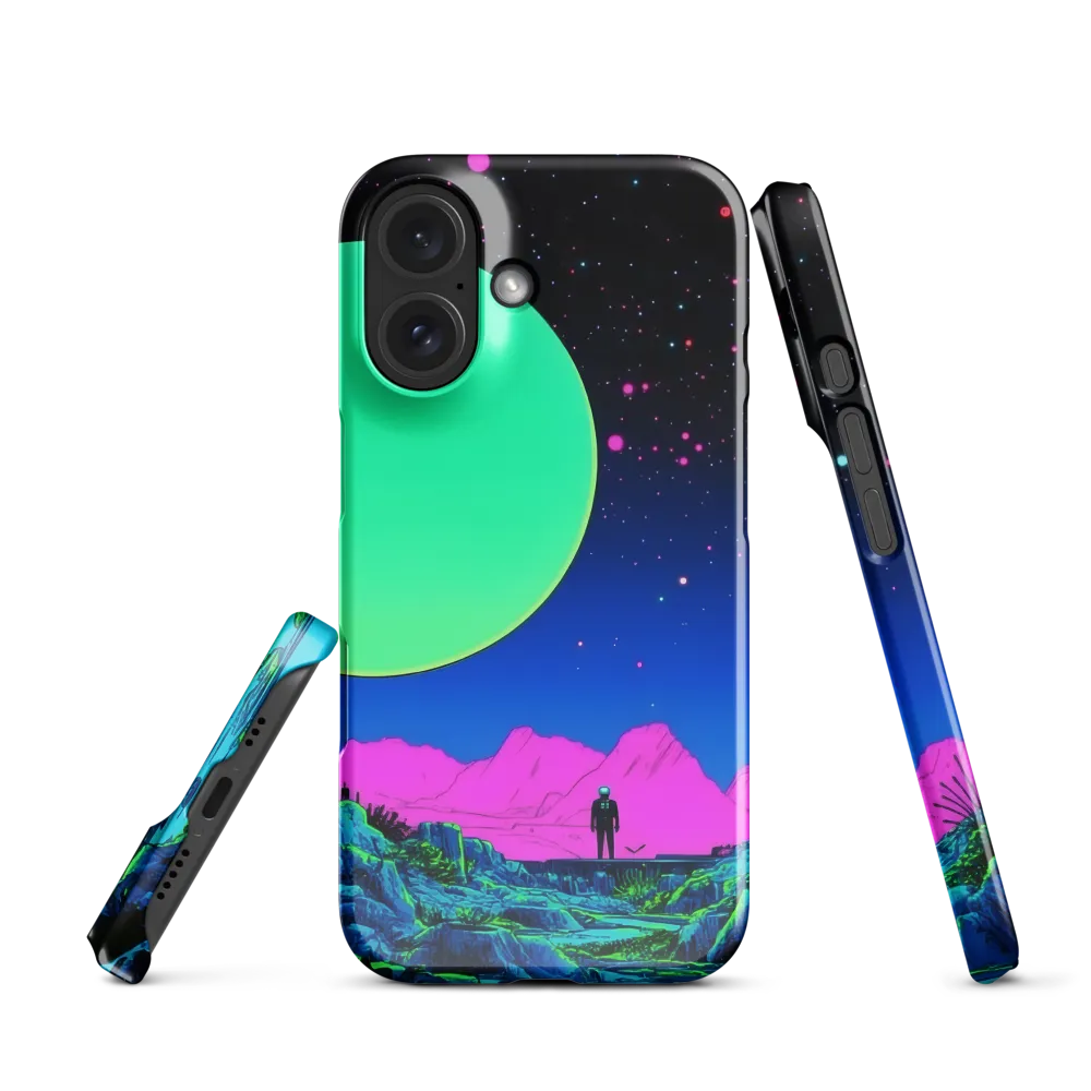 Neon Cosmic Explorer 
 iPhone 13 Mini | Snap Case