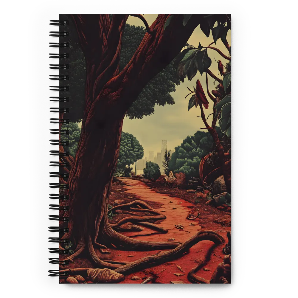 Nature's Edge City Path 
 Spiral Notebook | 140 pages