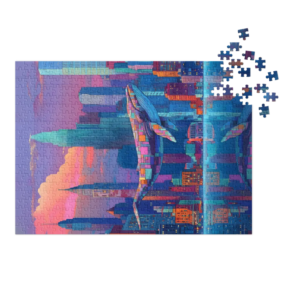 Neon City Whale
