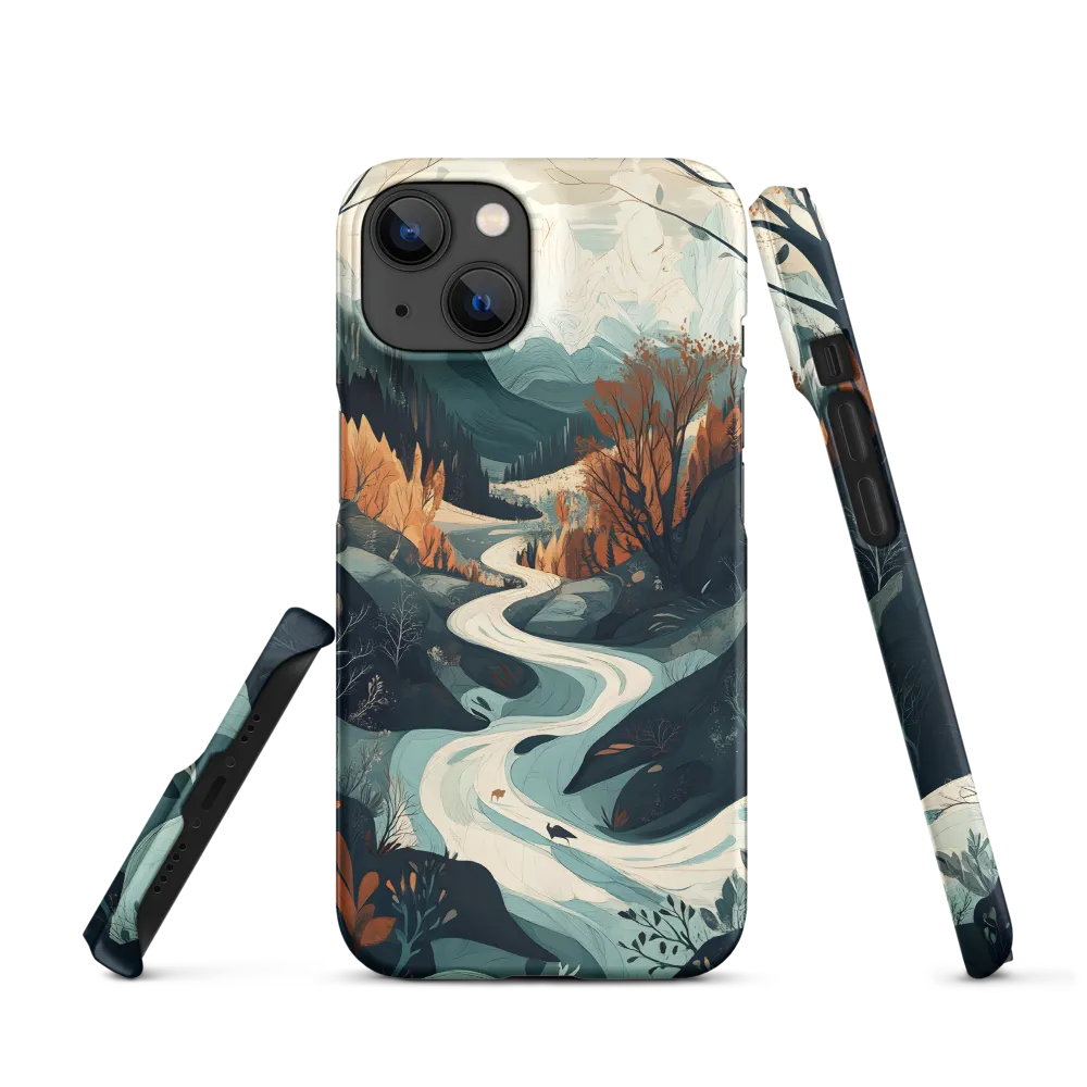 Winding River Landscape | Phone Case