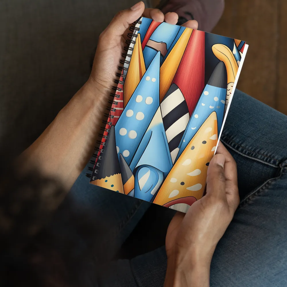 Stacked Cone Celebration 
 Spiral Notebook | 140 pages