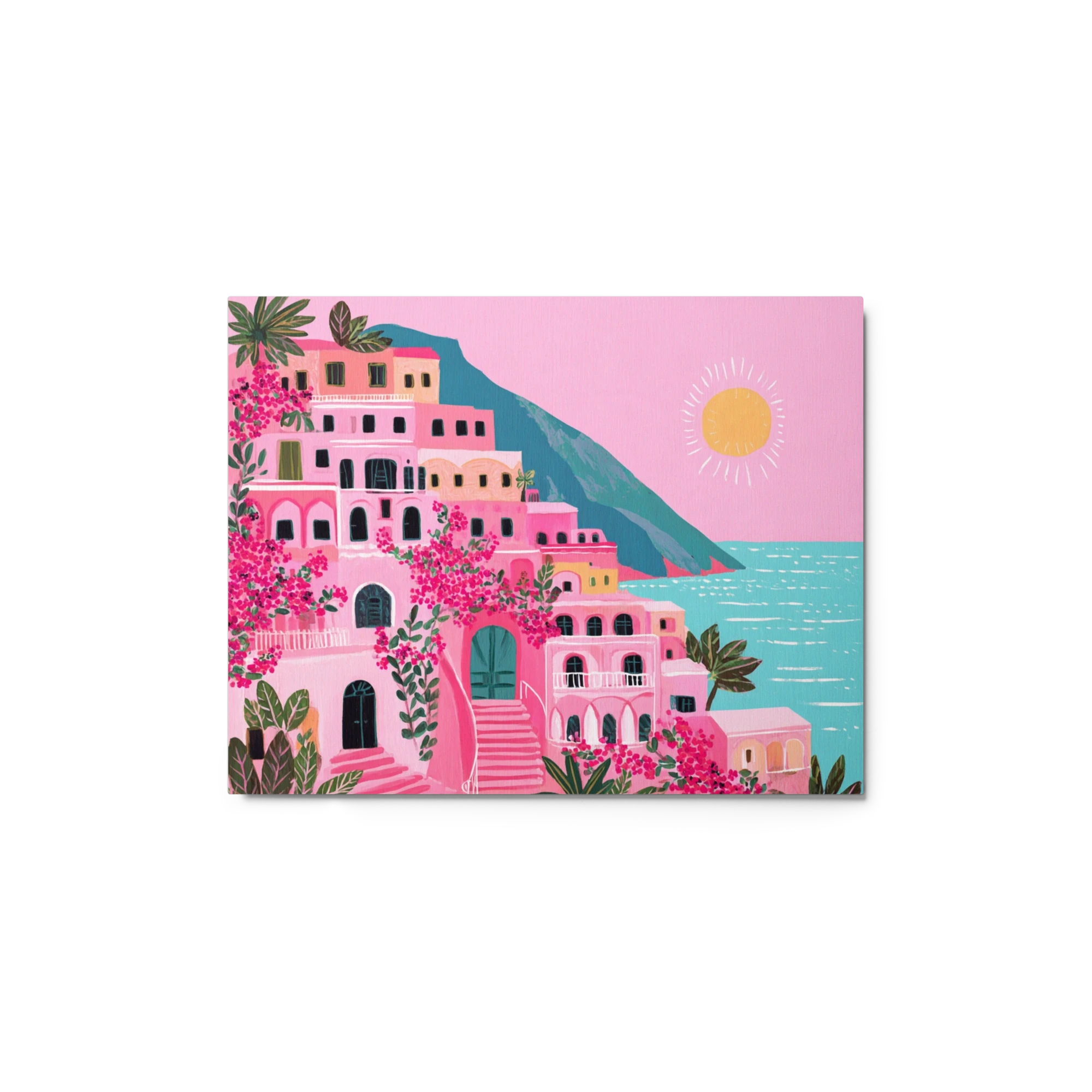 Pink Mediterranean Village