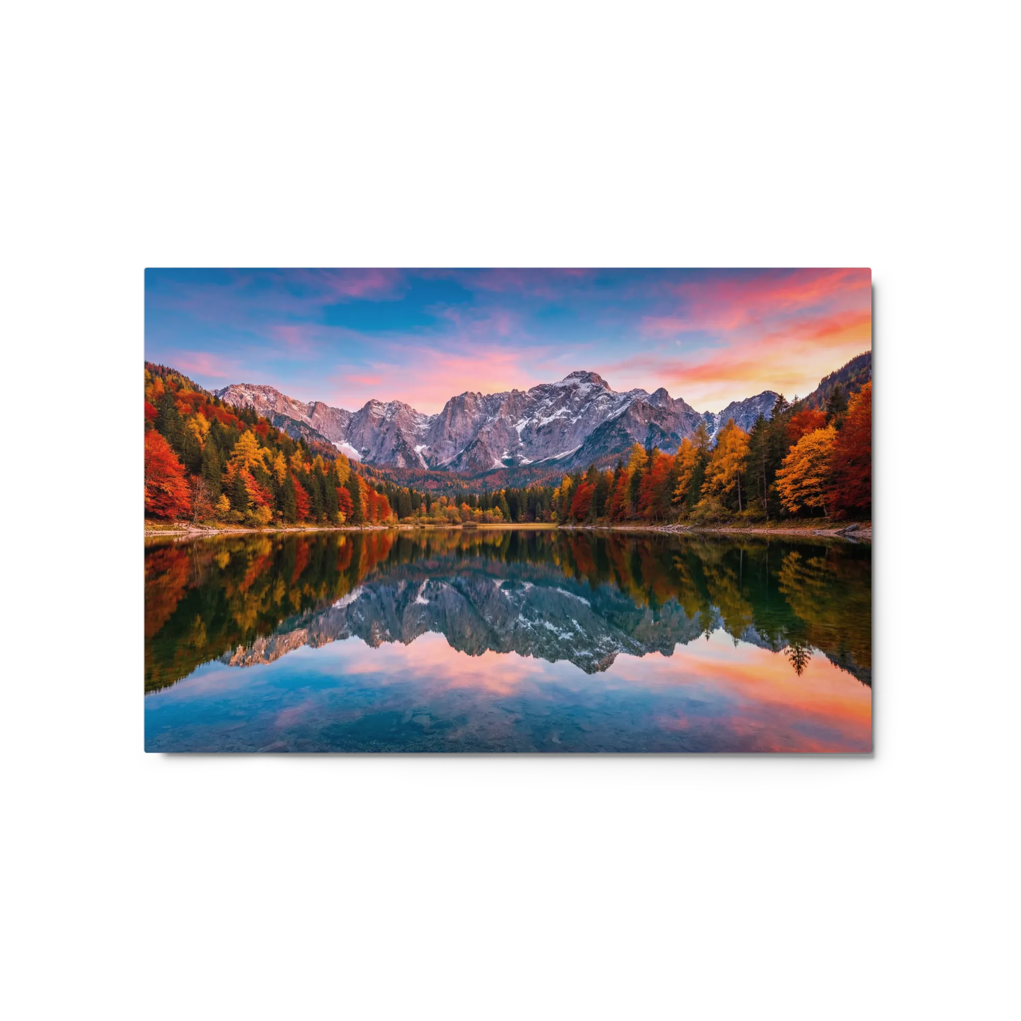 Autumn Lake Reflection