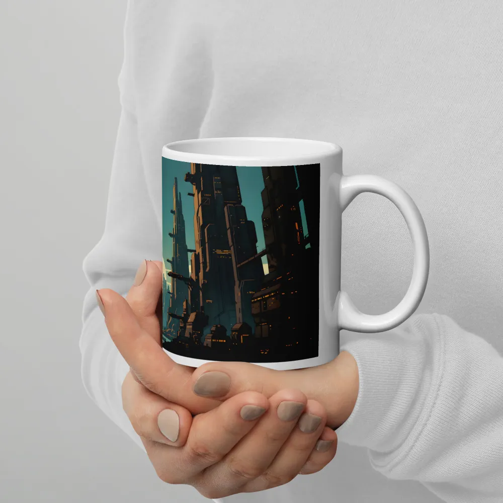 Neo-Canyon City 
 Mug with Red inside | 15 oz