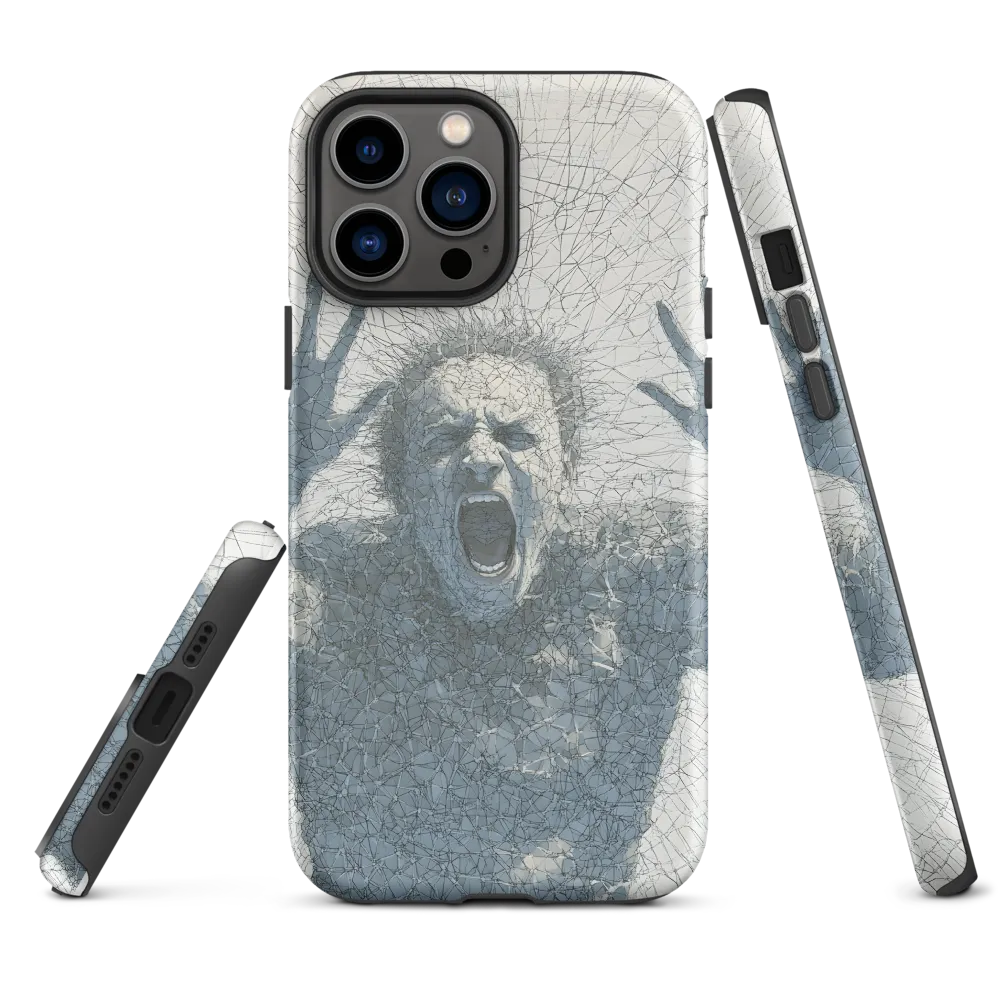 Surreal Digital Art of Anguish | Phone Case