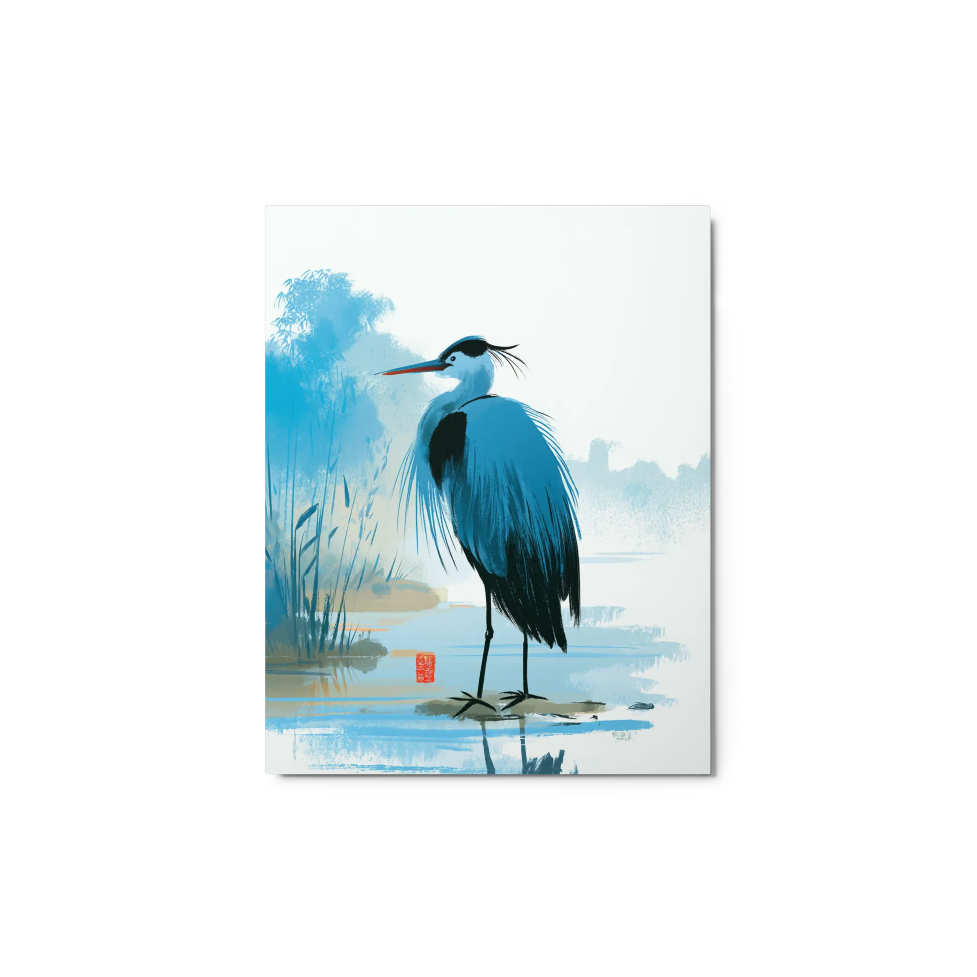 The Serene Heron