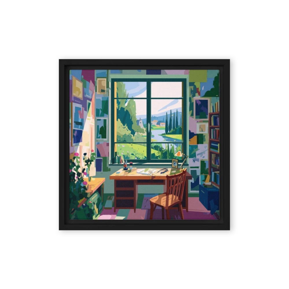 Sunlit Studio Window