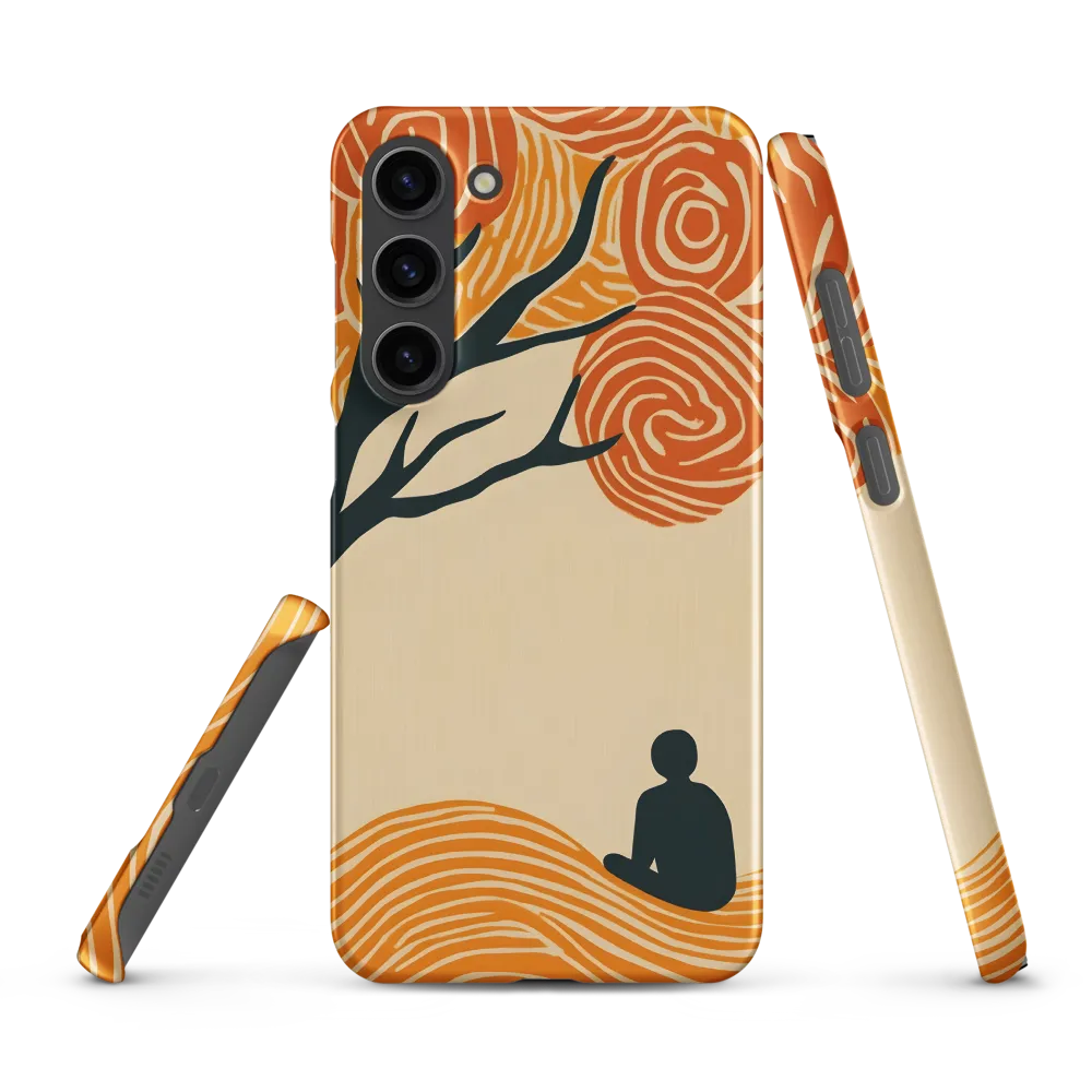 Contemplation Under Orange Tree | Phone Case