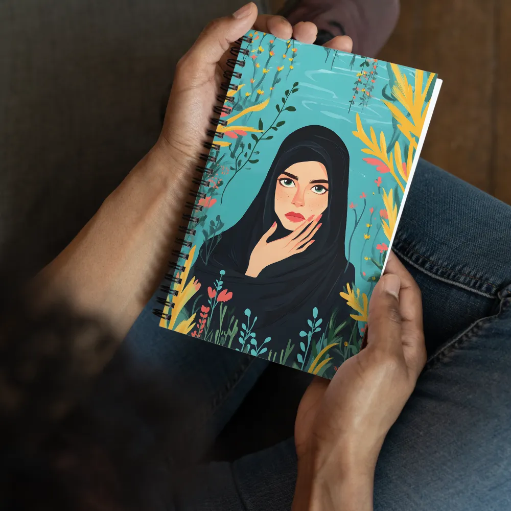 Contemplation Amidst Foliage 
 Spiral Notebook | 140 pages
