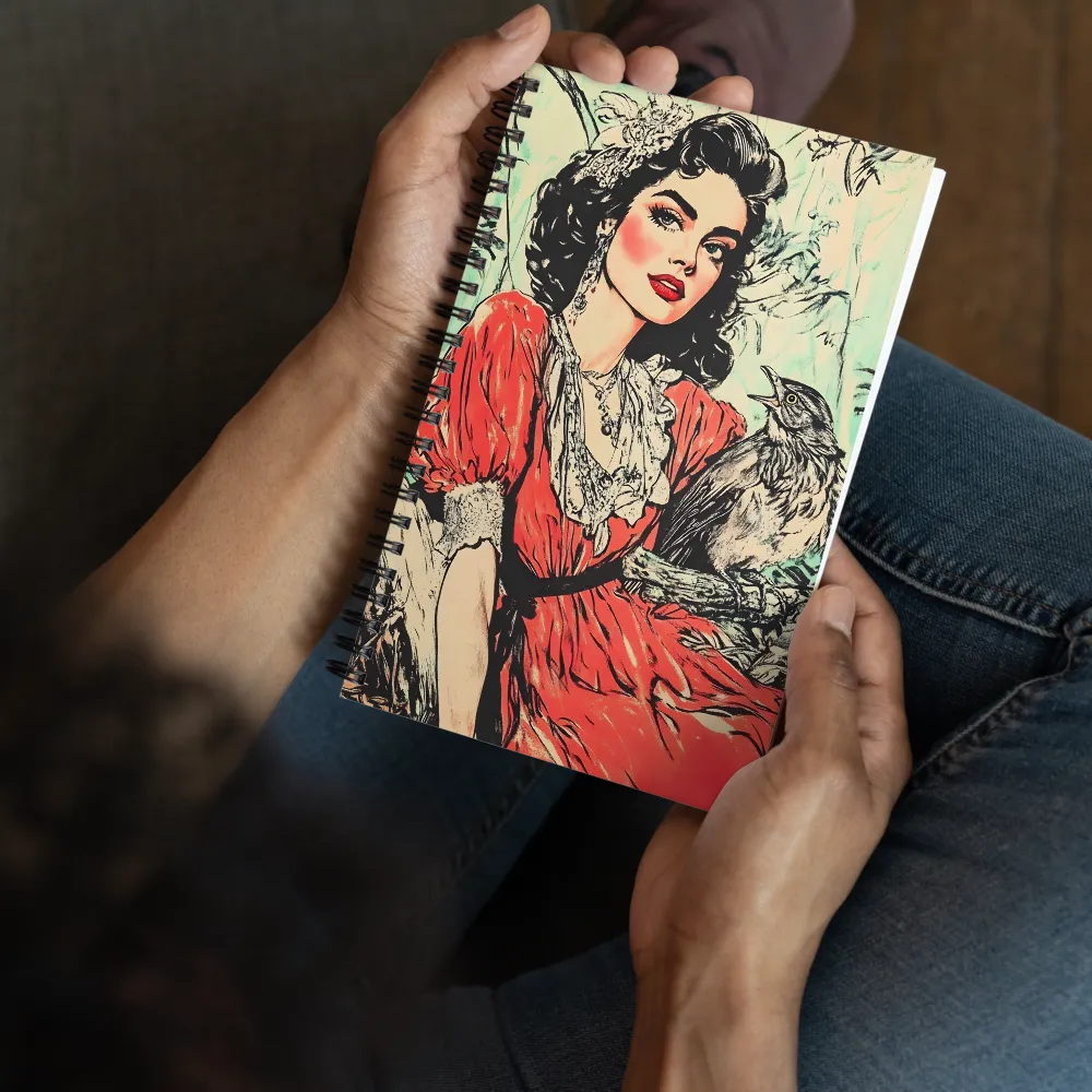 Pin-up Enchantress 
 Spiral Notebook | 140 pages