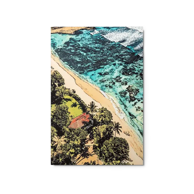 Tropical Shoreline Vista | Art Print