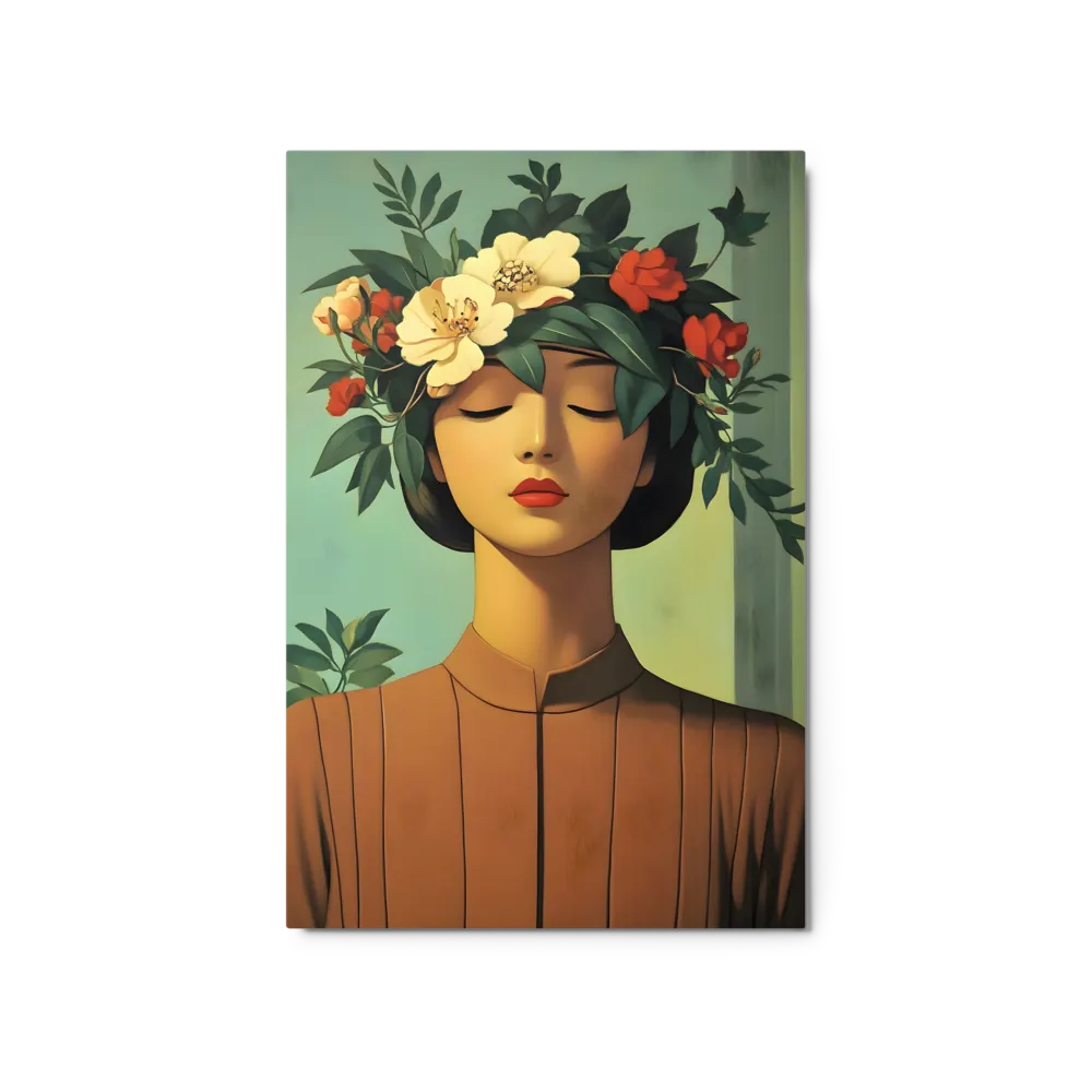 Surreal Floral Portrait of a Woman