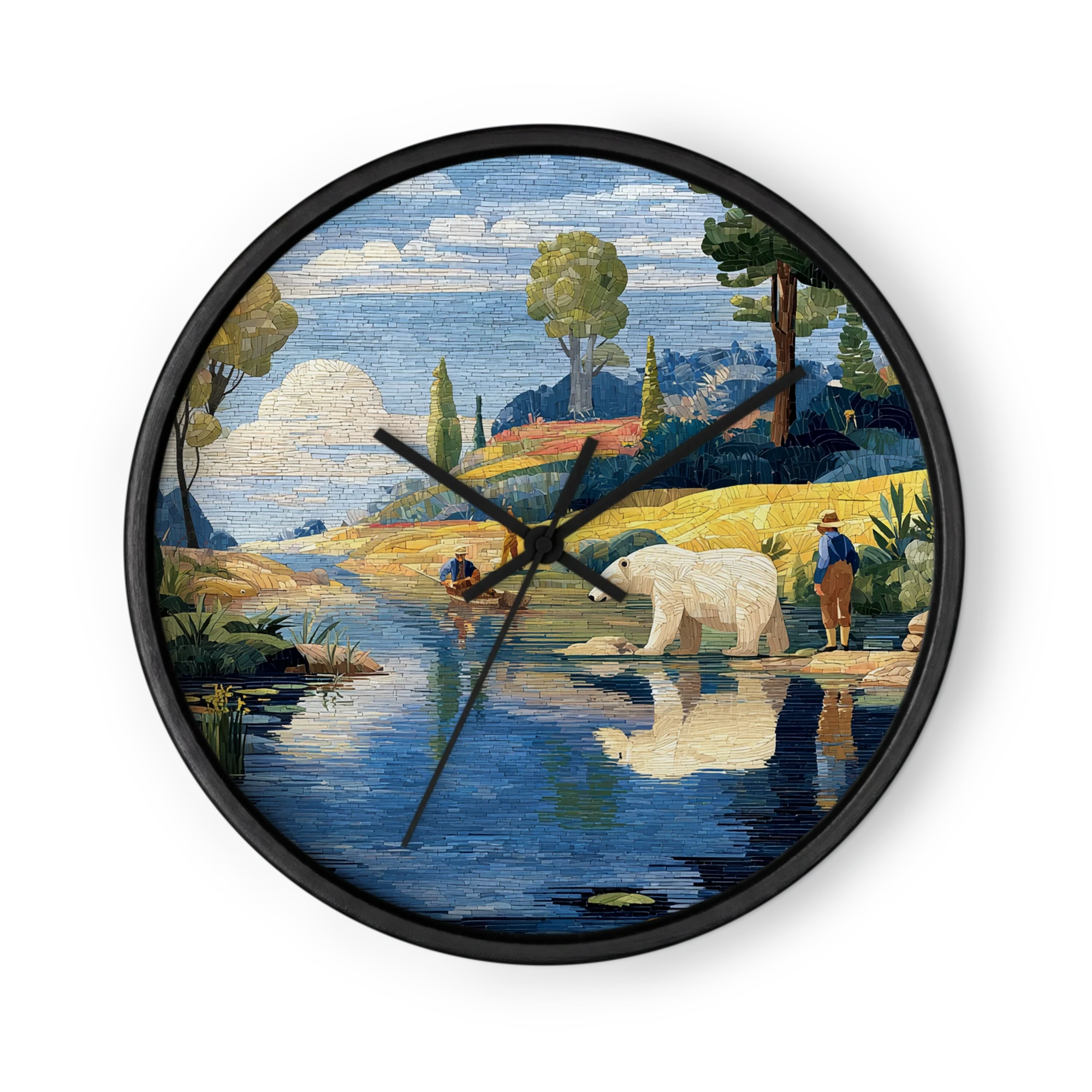 Polar Bear by the River