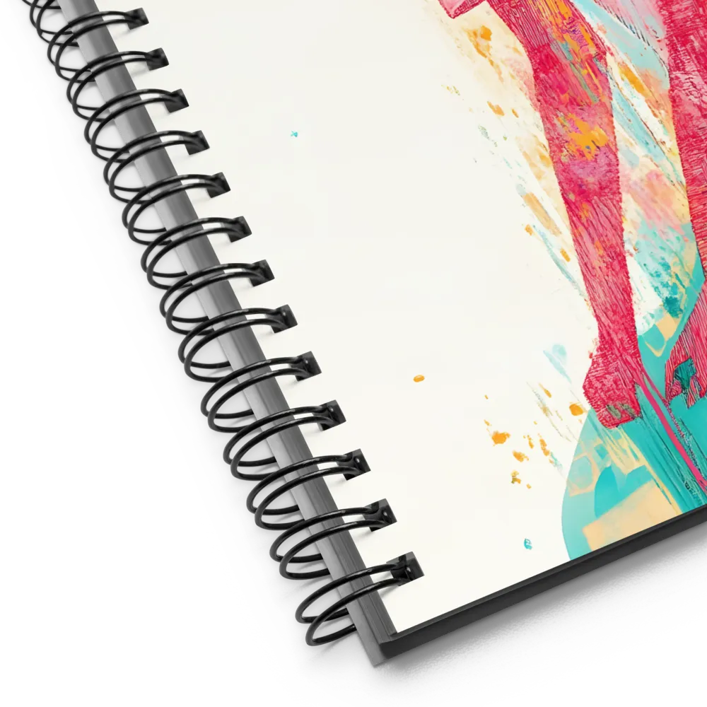 Colorful Painter's Gaze 
 Spiral Notebook | 140 pages