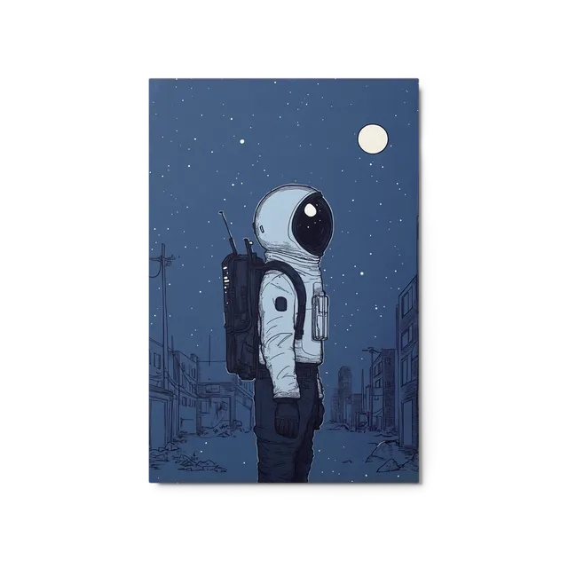 Stargazer in the City | Art Print