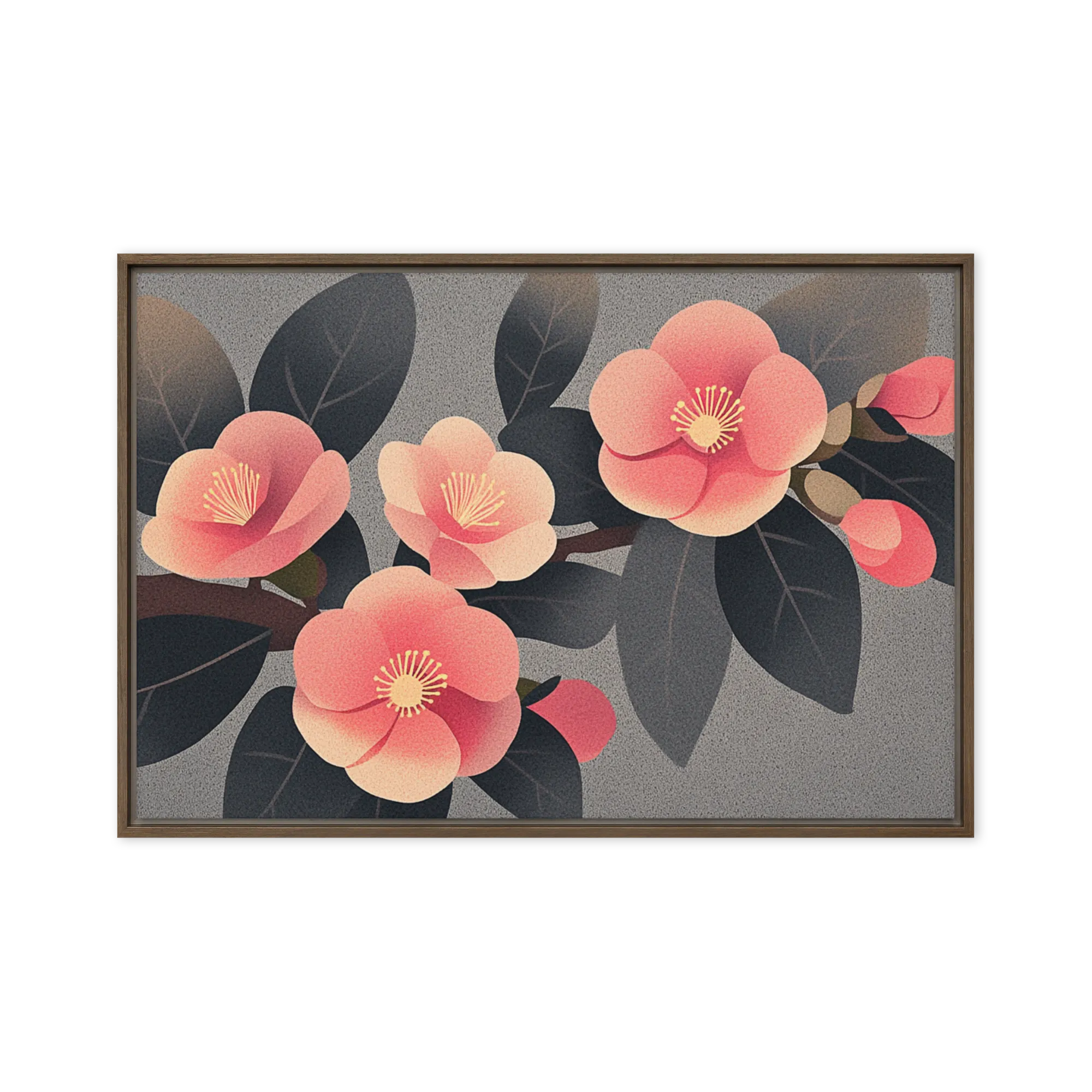 Camellia Blossom 
 Canvas | 9″x 12″