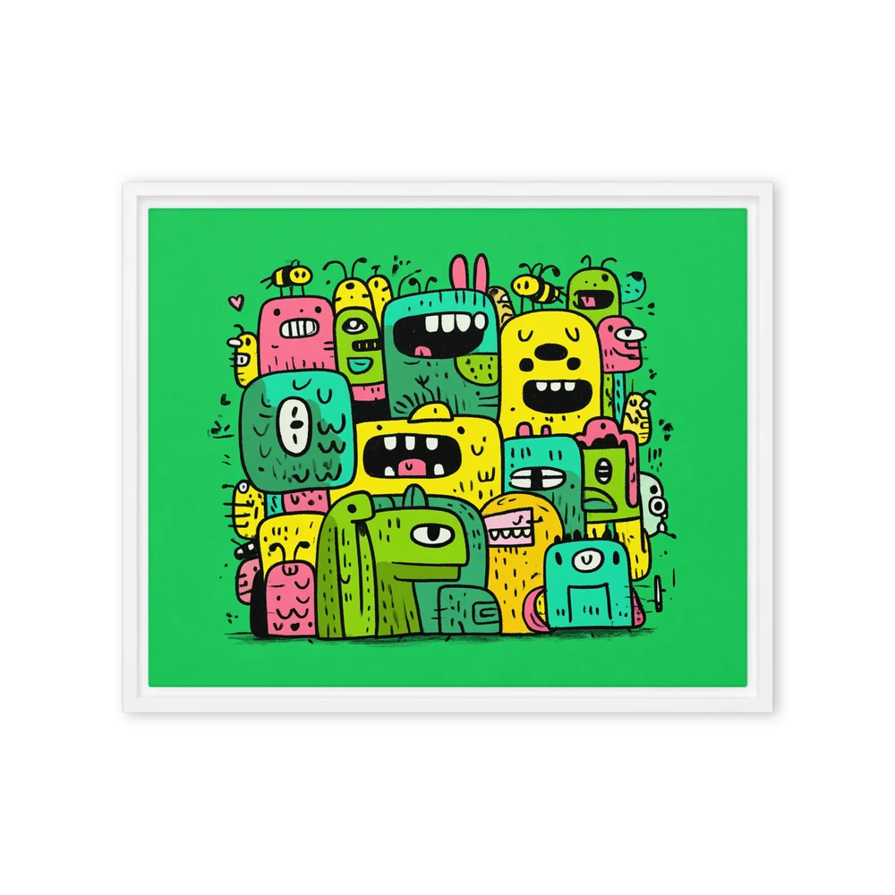 Monster Crowd | Art Print