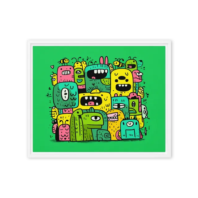 Monster Crowd | Art Print