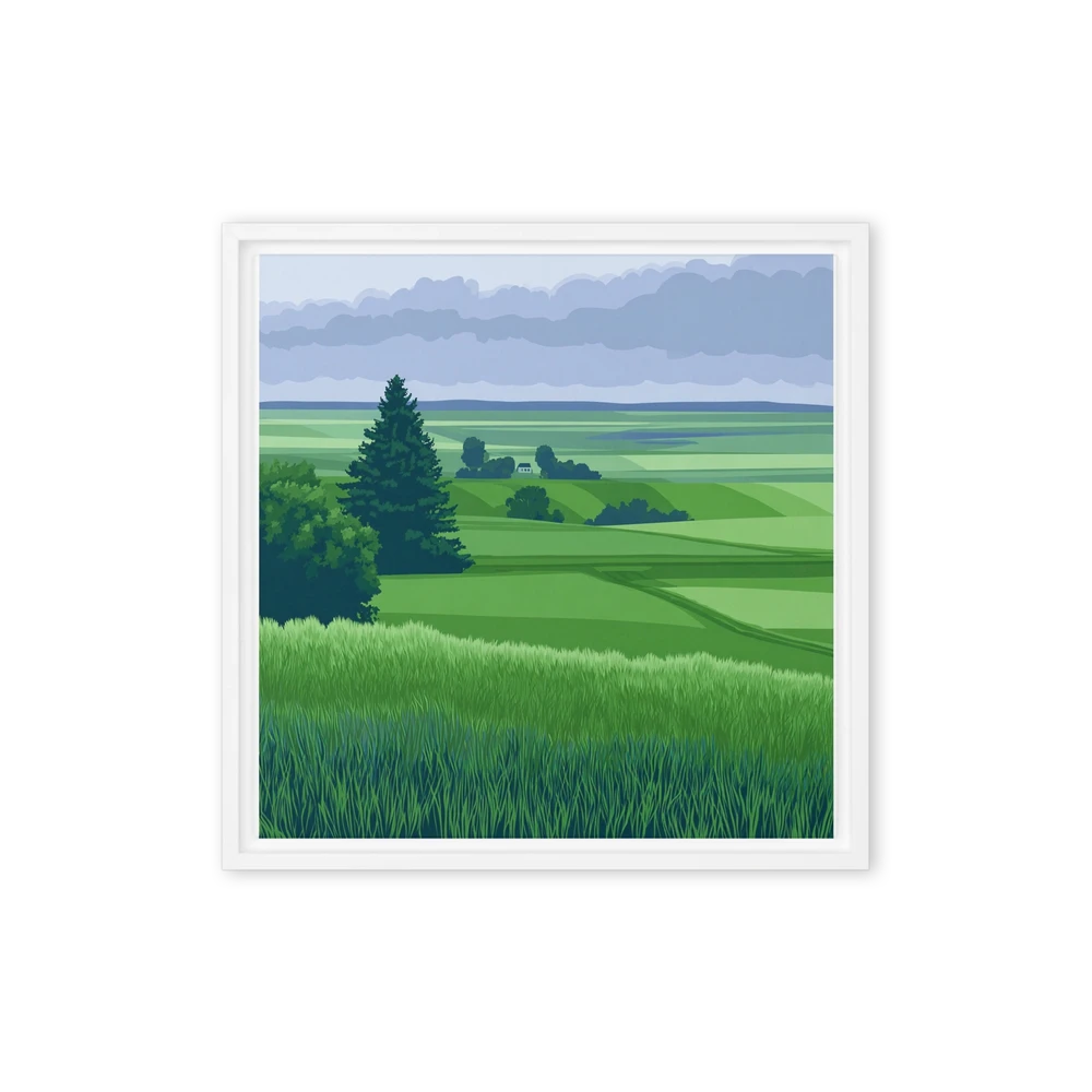 Rolling Green Fields | Art Print