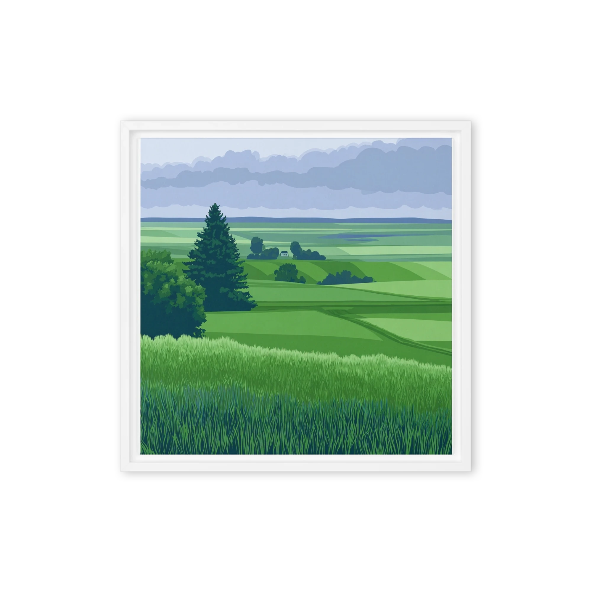 Rolling Green Fields | Art Print