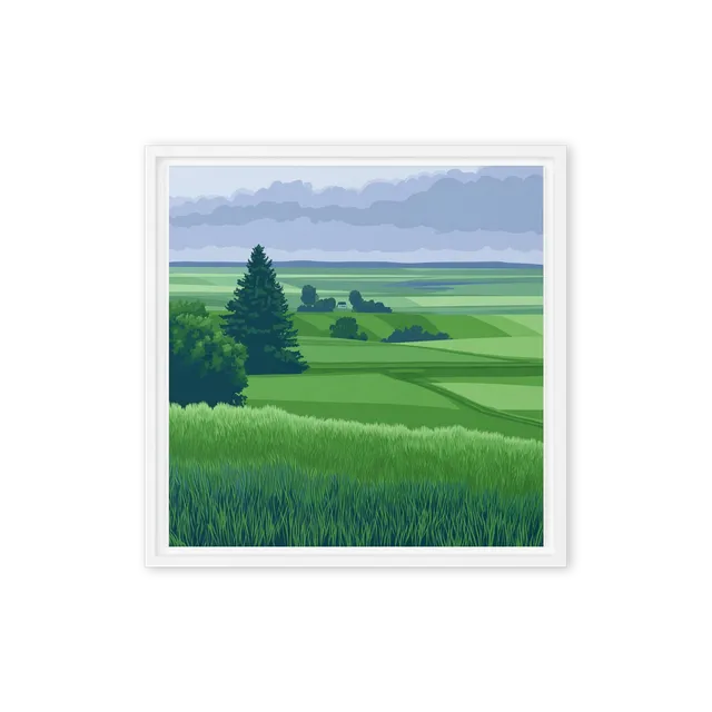 Rolling Green Fields | Art Print