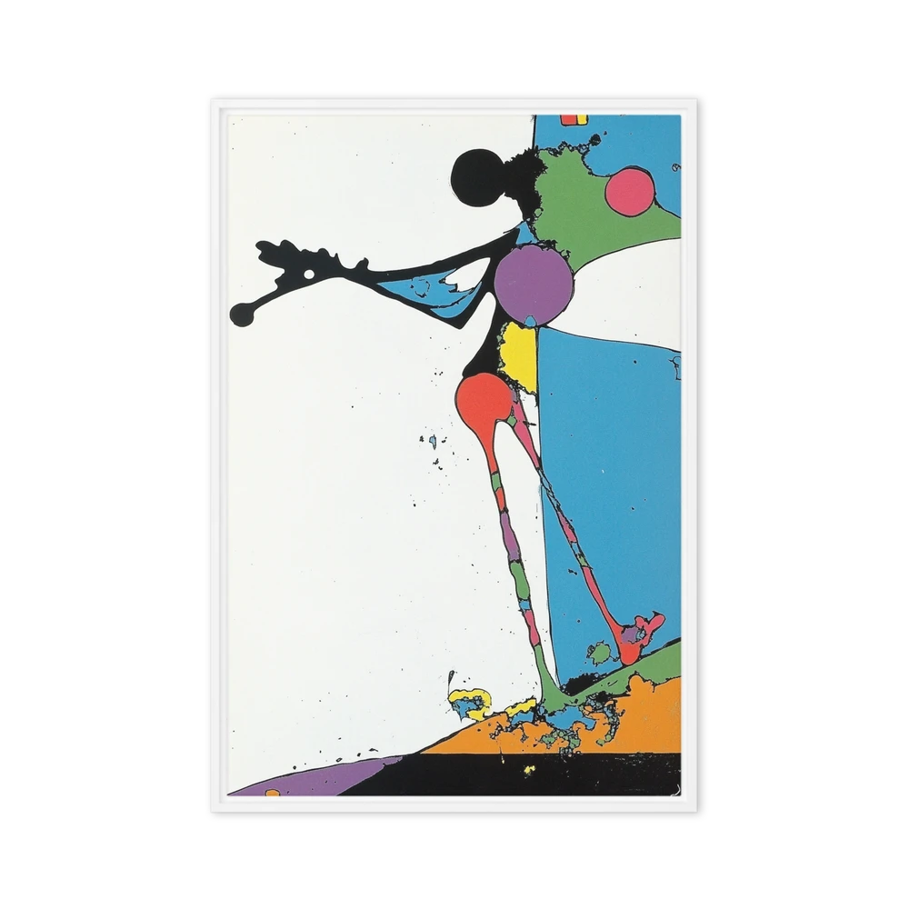 Dynamic Pop Art Figure | Art Print