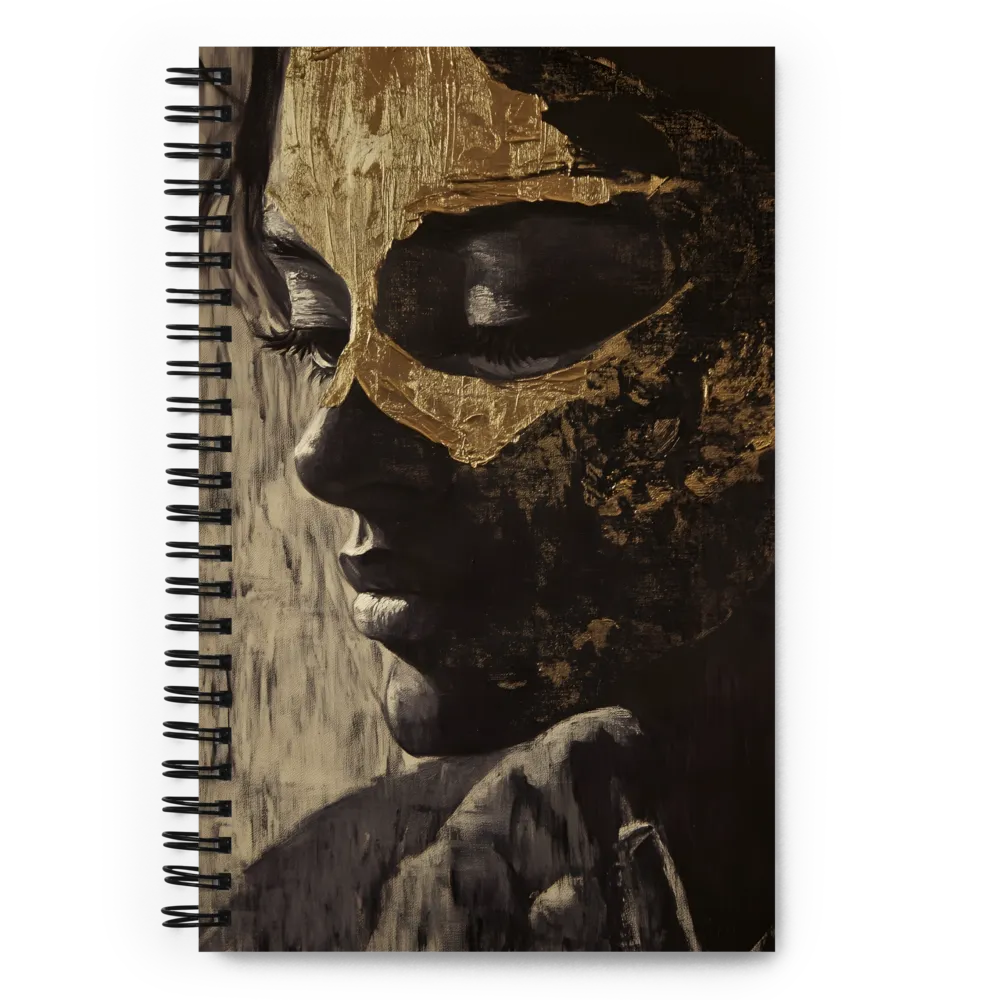 Gilded Contemplation 
 Spiral Notebook | 140 pages