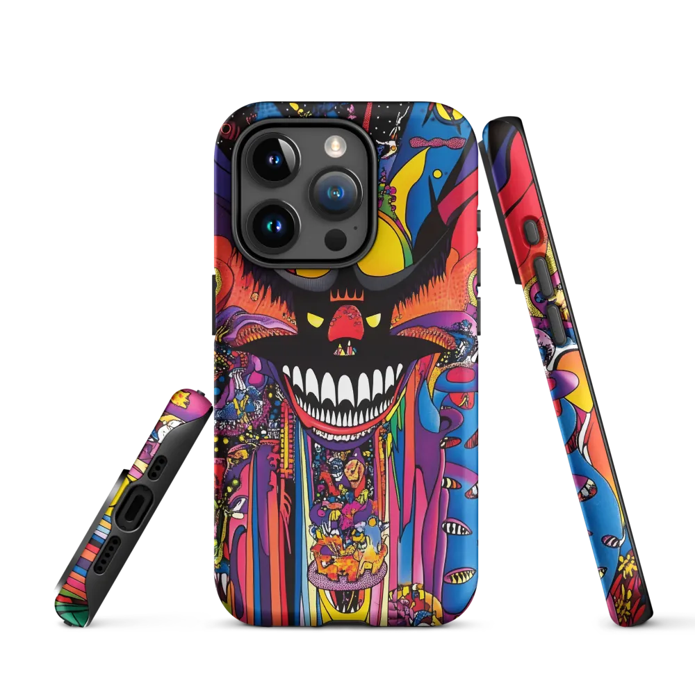 Psychedelic Clown and Fantasy Landscape | Phone Case