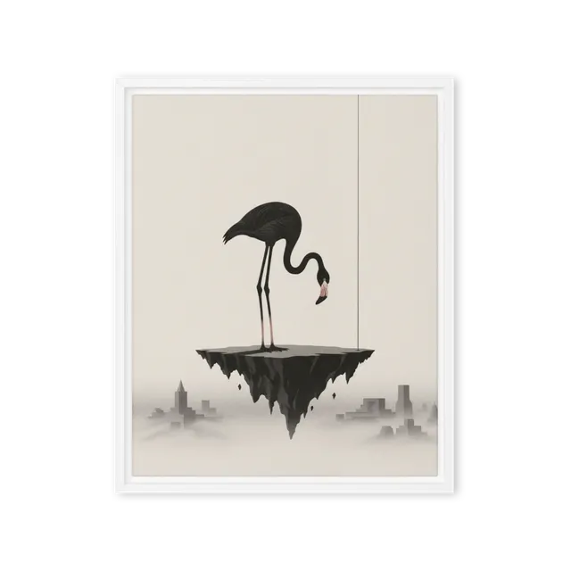 Floating Flamingo | Art Print