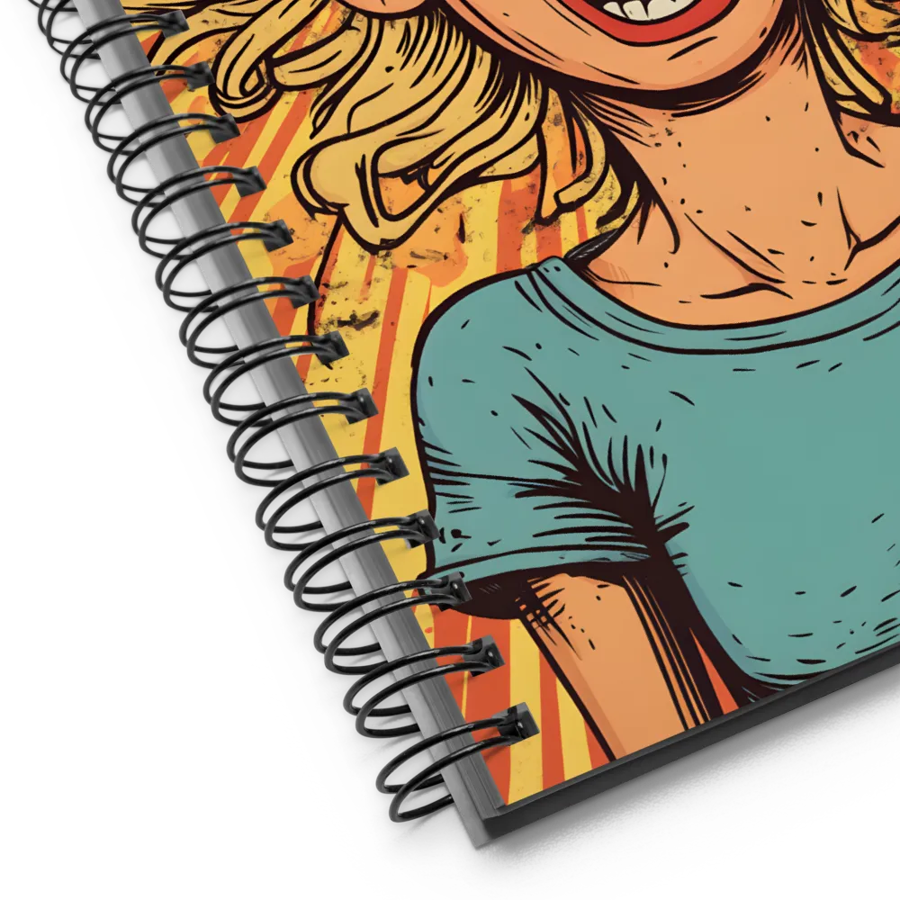 Pop Art Scream 
 Spiral Notebook | 140 pages