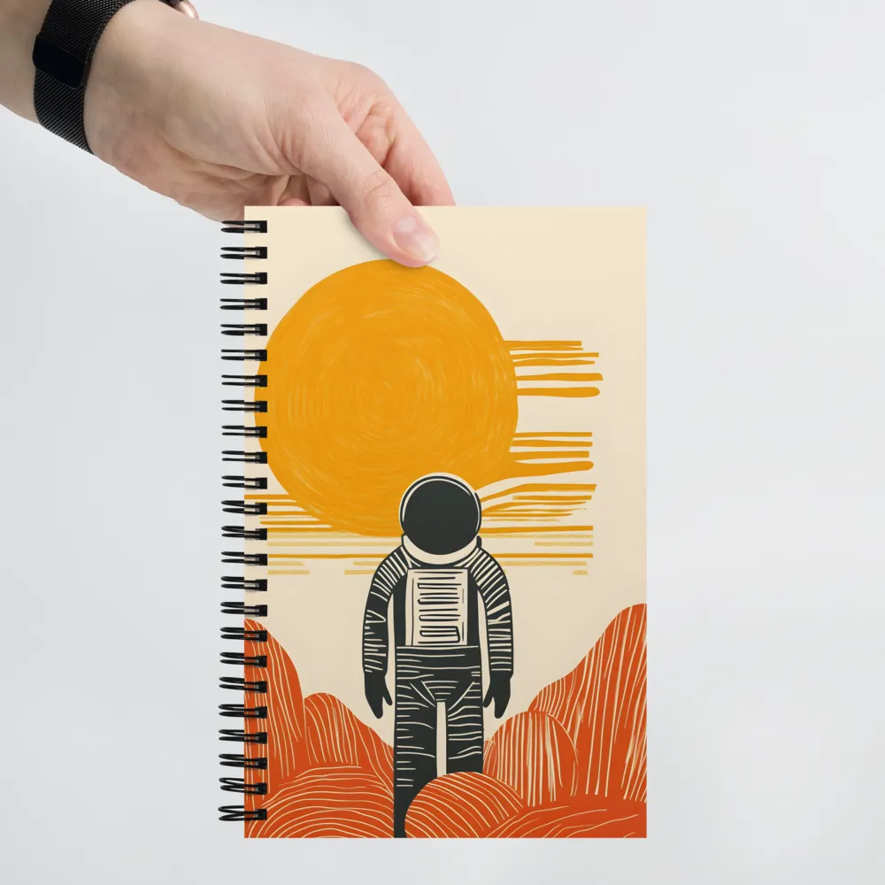 Voyage to the Orange Sun 
 Spiral Notebook | 140 pages